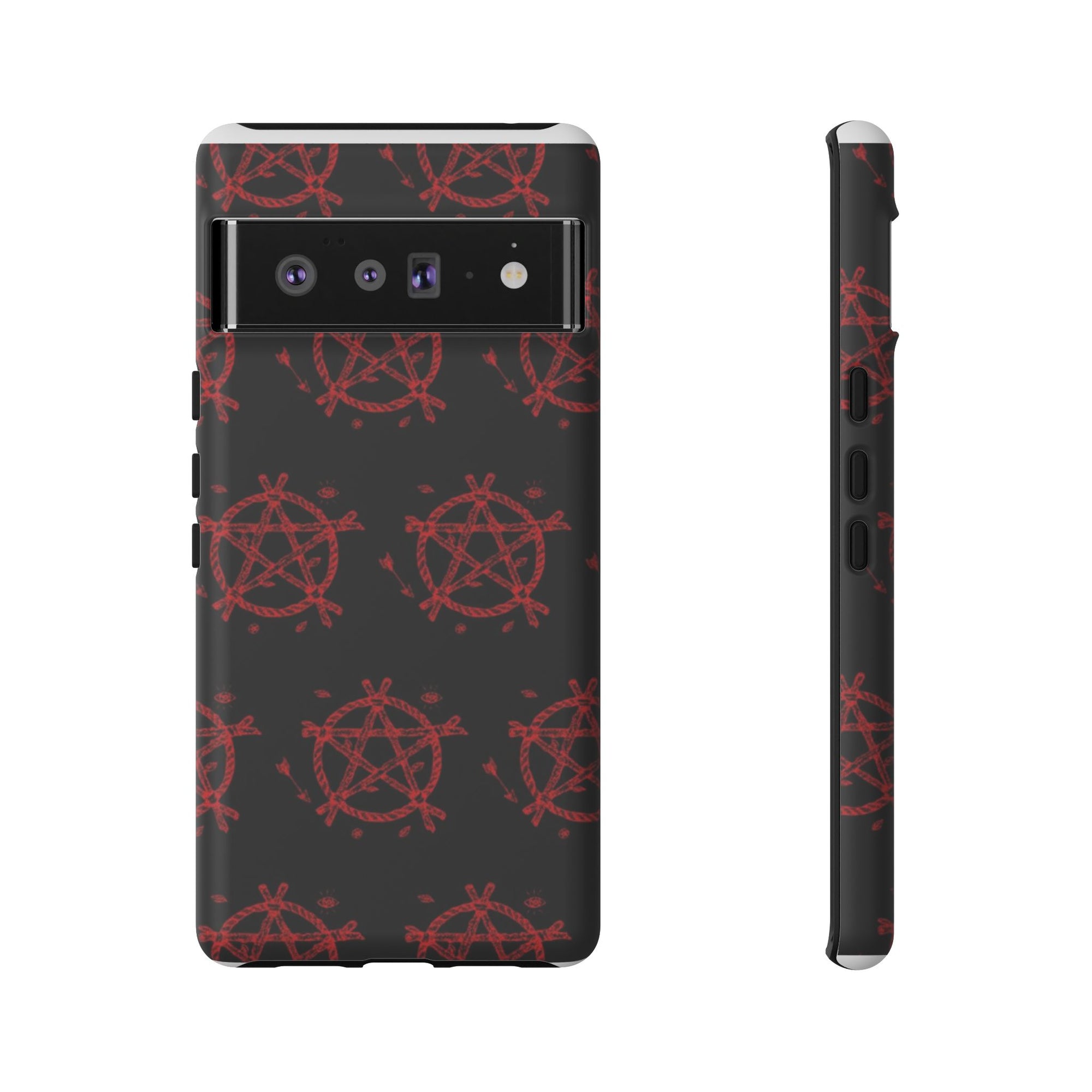 Anarchist iPhone Case, Tough Phone Cover, Punk Style Accessory, Unique Gift for Rebels, Goth Aesthetic Phone Case