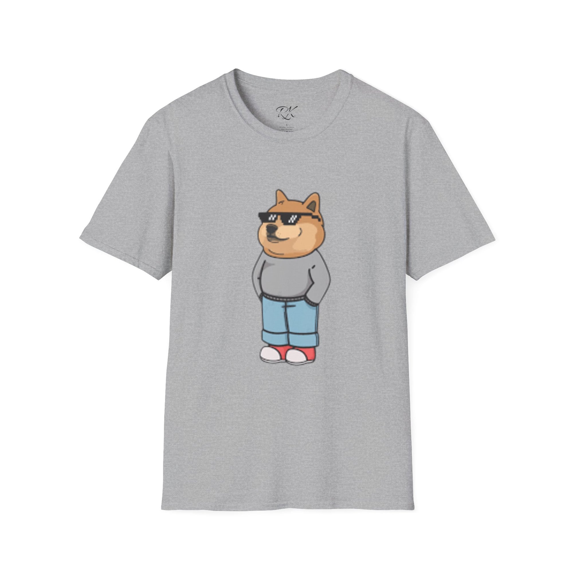 Cool Dog Graphic Tee | Unisex Softstyle T-Shirt, Funny Pet Lover Gift, Dog Dad Shirt, Casual Wear, Gift for Animal Lovers