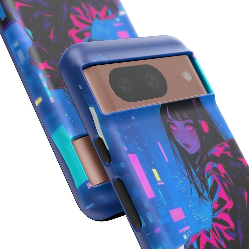 Futuristic Phone Case, Cyberpunk Aesthetic, Tough Phone Cover, Urban Style, Gift for Tech Lovers, Unique Phone Accessories, Streetwear [...]