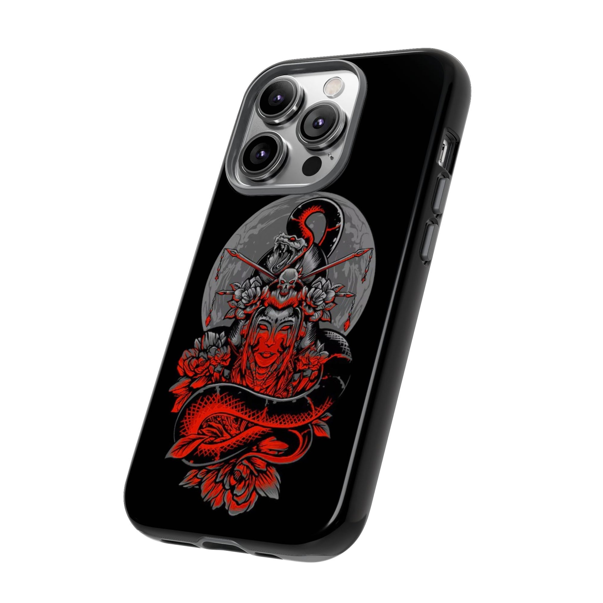 Tough Cases for iPhone, Dragon & Warrior Design, Durable Phone Protection, Perfect Gift for Tech Lovers, Unique Gifting