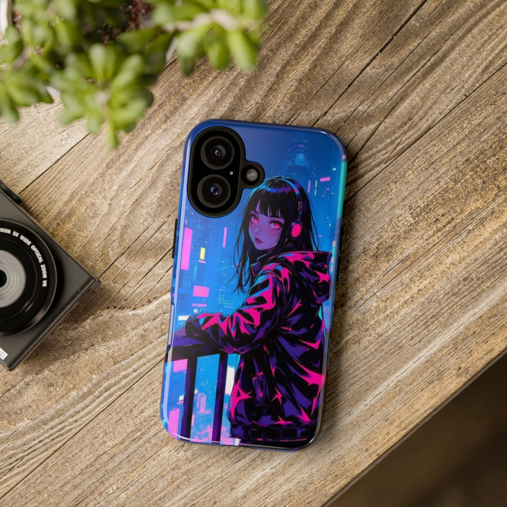Futuristic Phone Case, Cyberpunk Aesthetic, Tough Phone Cover, Urban Style, Gift for Tech Lovers, Unique Phone Accessories, Streetwear [...]