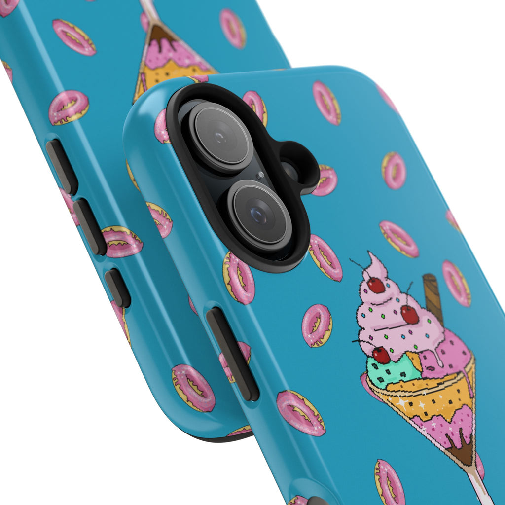 Cute Dessert Phone Cases, Fun iPhone Covers, Quirky Phone Accessories, Donut Lovers Gift, Ice Cream Phone Protector