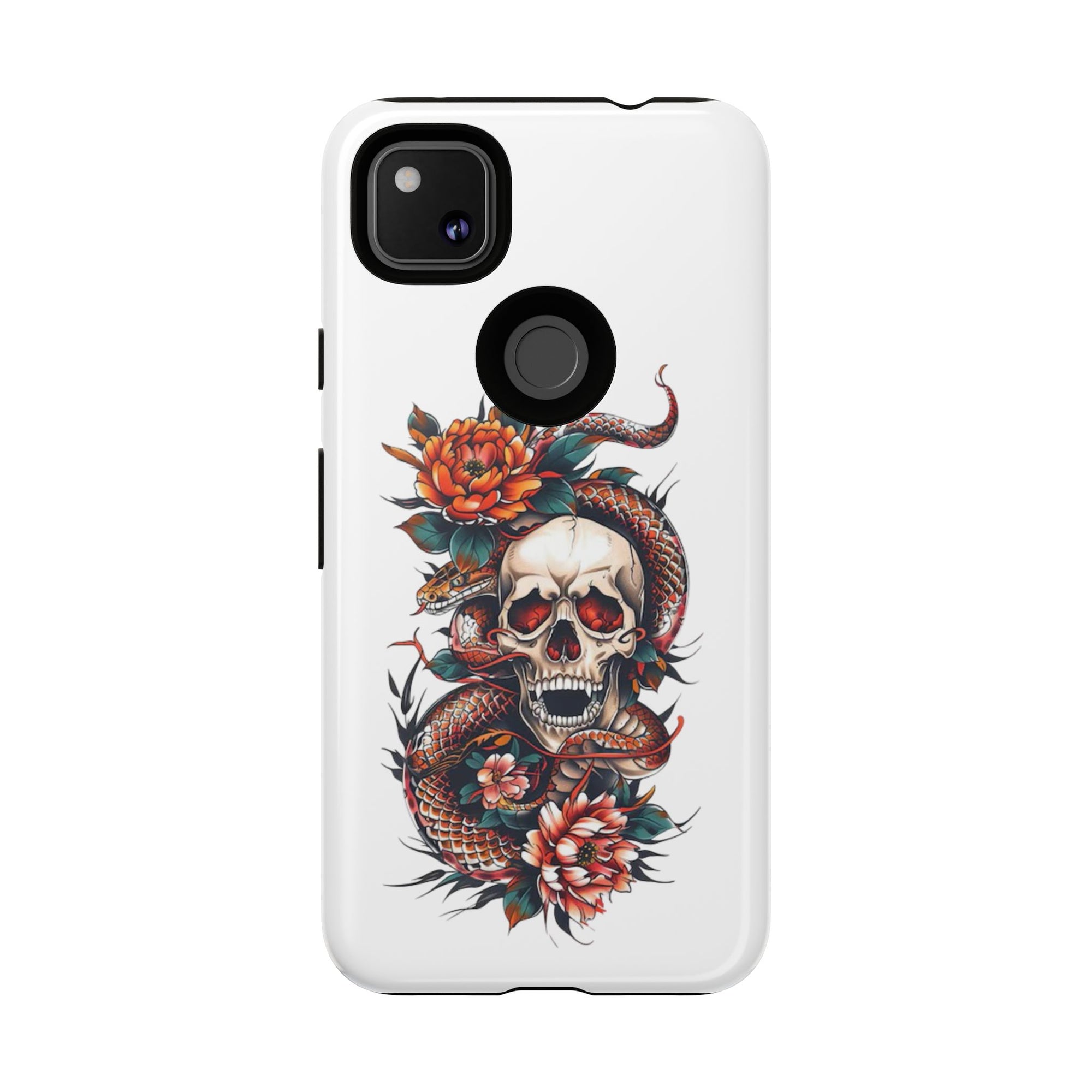 Tough Cases: Skull and Snake Phone Cases, Edgy Accessories, Alternative Fashion, Quirky Gift Ideas, Gothic Style