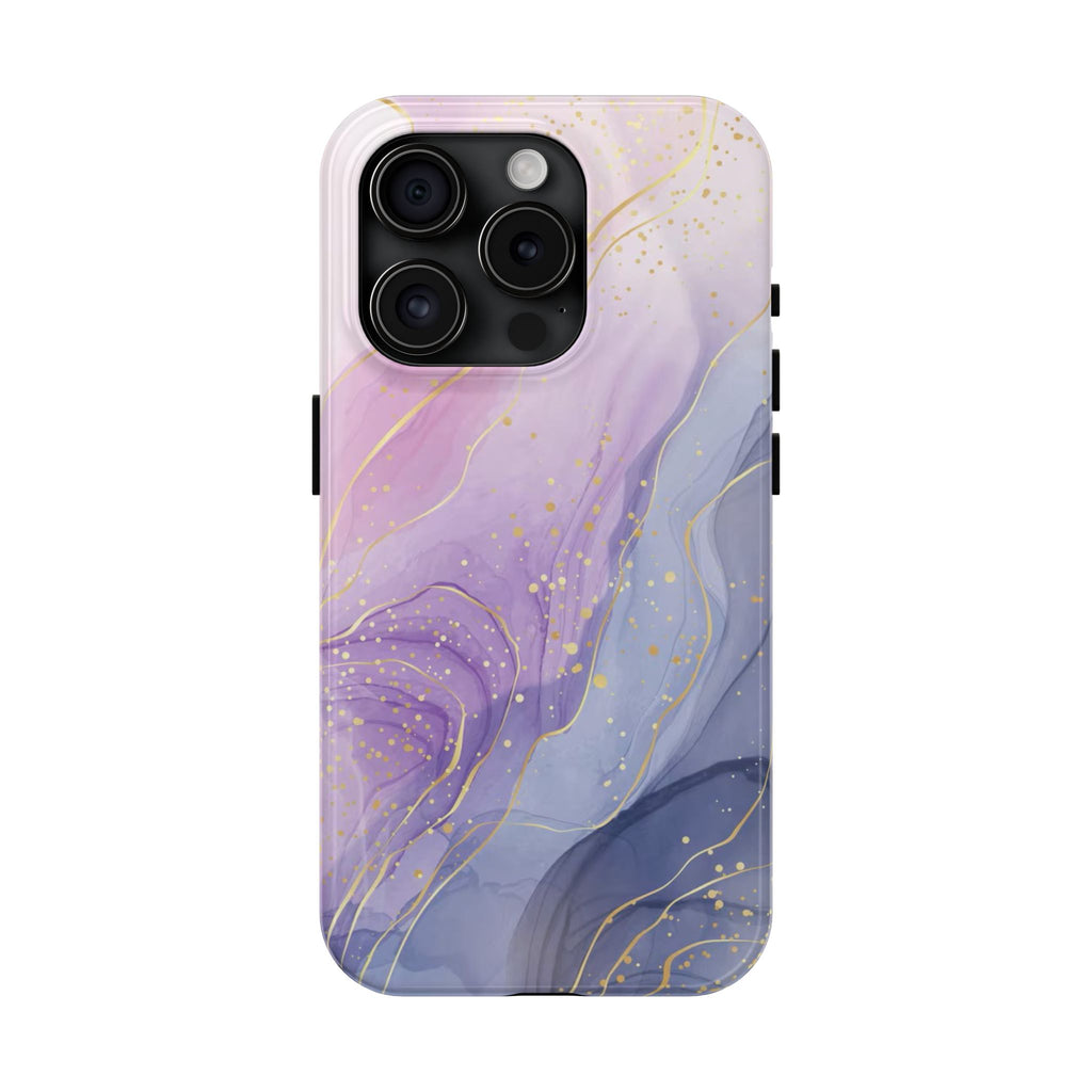 Elegant Abstract Tough Phone Cases for Stylish Protection, Gift for Her, Phone Accessories, Lavender Marble Design, Phone Cover for [...]