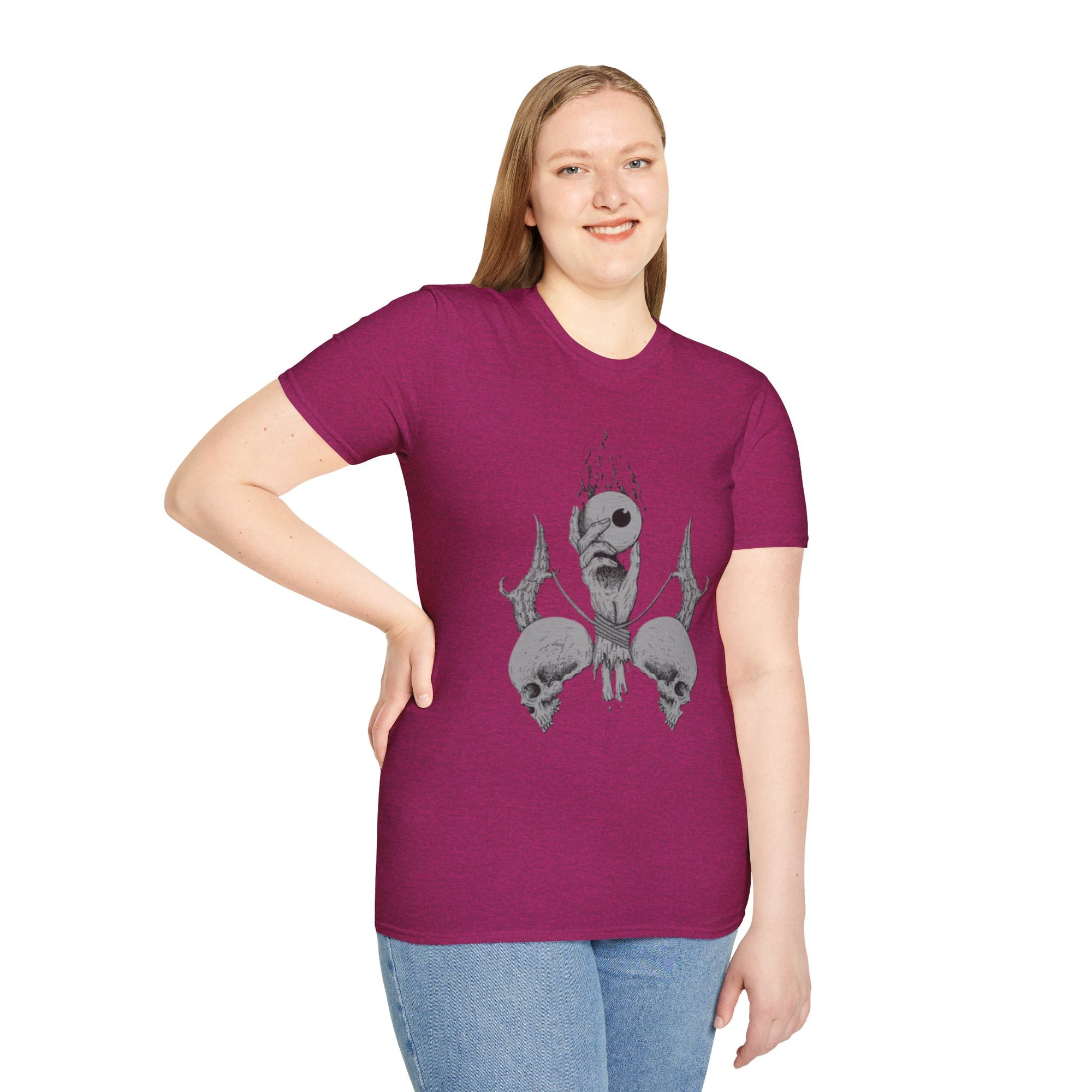 Gothic Graphic Tee - Dark Aesthetic Unisex T-Shirt, Unique Gift, Casual Wear, Festival Fashion, Alternative Style
