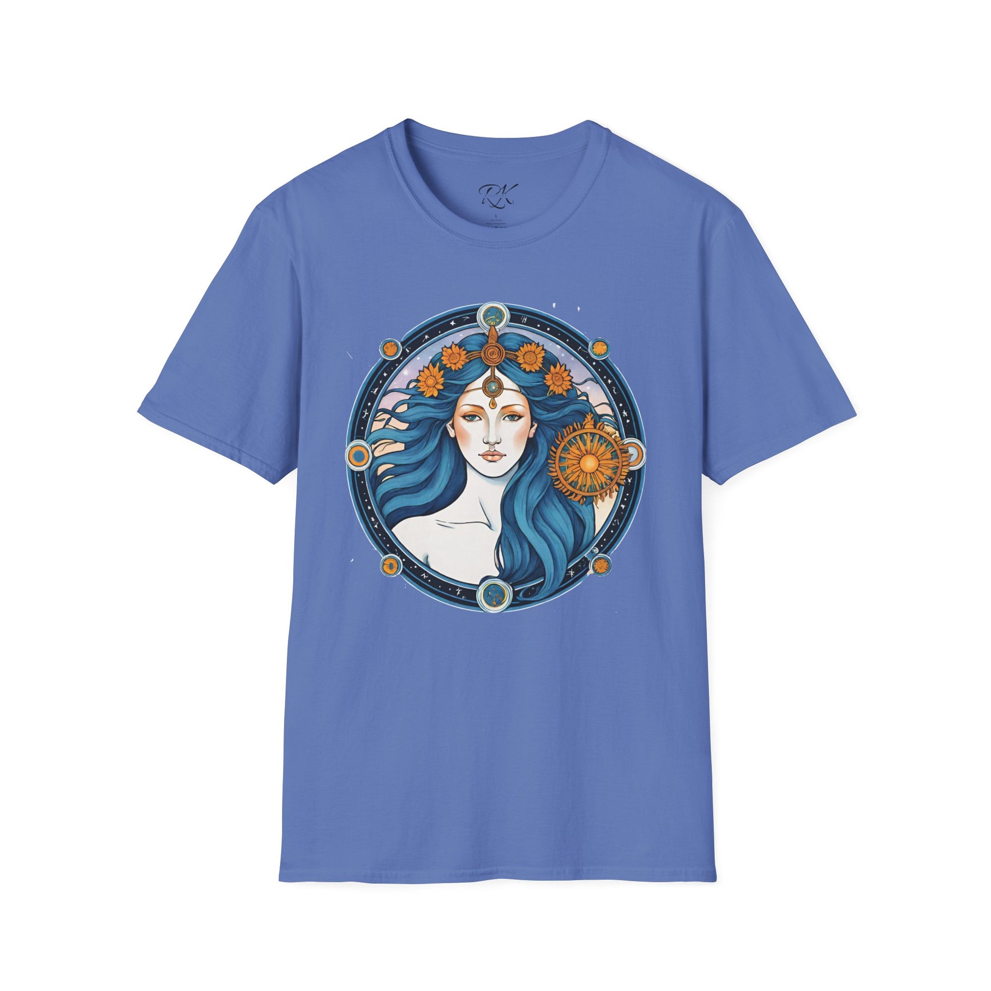 Celestial Goddess Unisex T-Shirt, Bohemian Tee, Astrology Shirt, Gift for Her, Spiritual Fashion, Horoscope Apparel