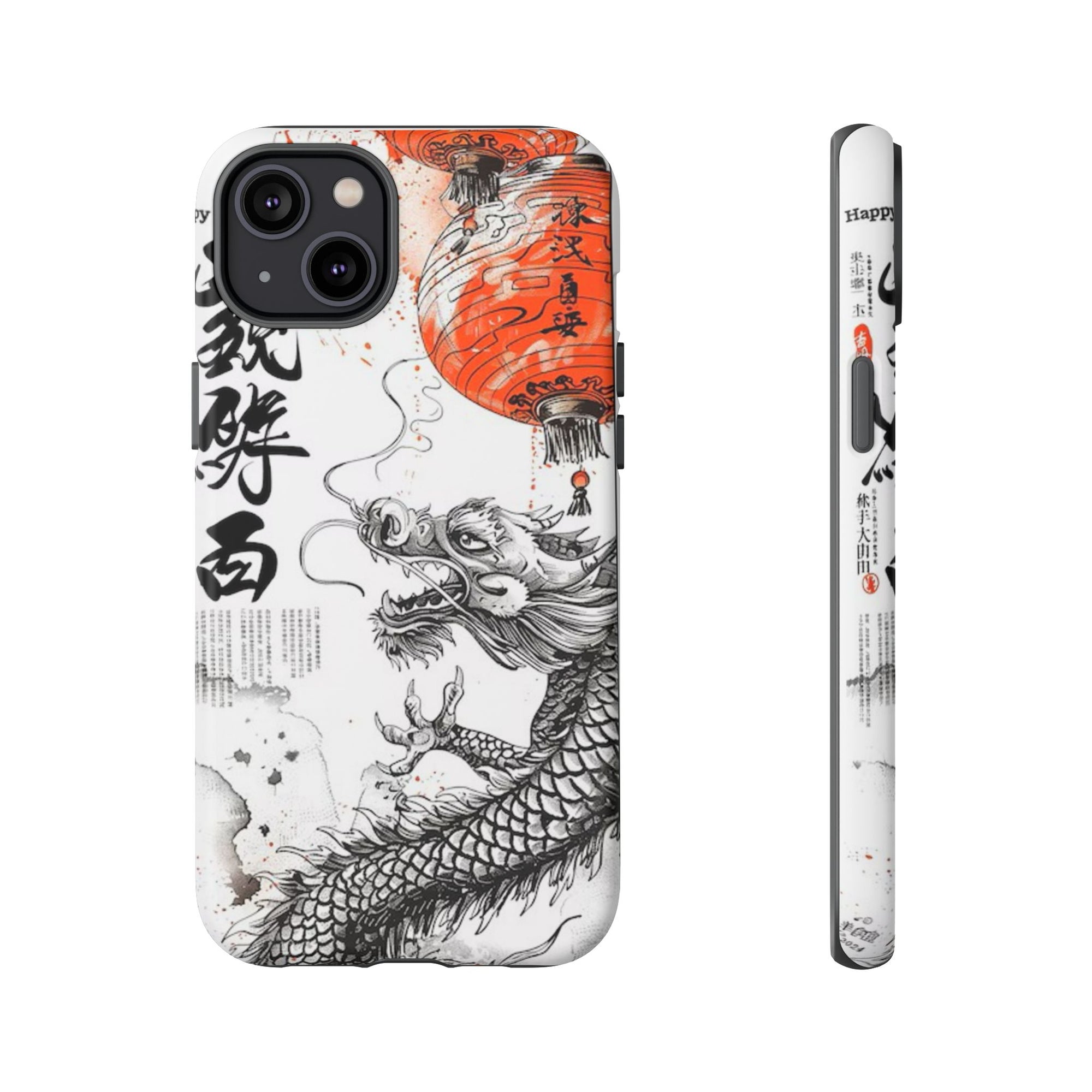 Dragon Design Phone Case, Tough Cases with Chinese Art for Unique Style, Gift for Art Lovers, Phone Protection, Trendy Accessories