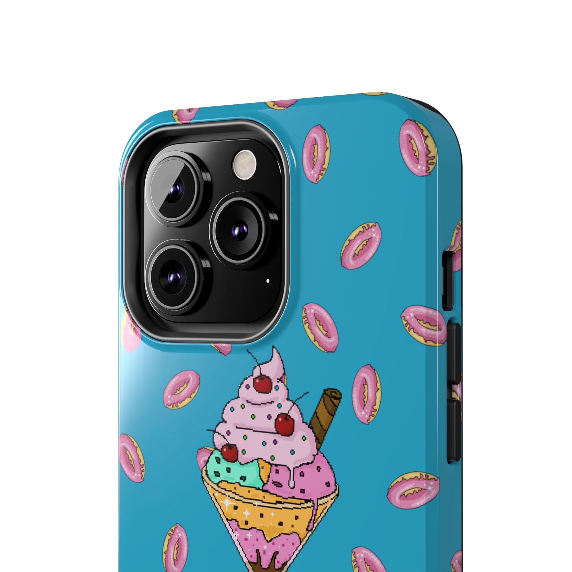 Cute Dessert Phone Cases, Fun iPhone Covers, Quirky Phone Accessories, Donut Lovers Gift, Ice Cream Phone Protector