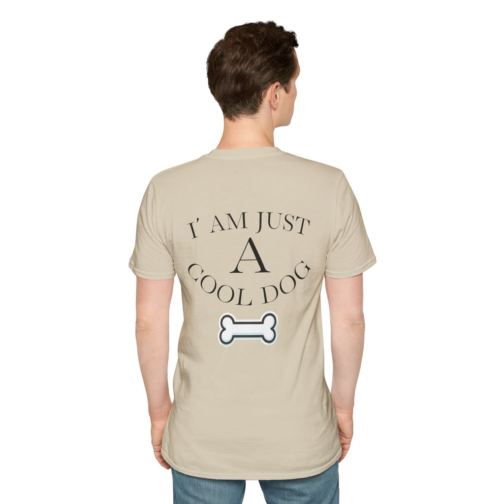 Cool Dog Graphic Tee | Unisex Softstyle T-Shirt, Funny Pet Lover Gift, Dog Dad Shirt, Casual Wear, Gift for Animal Lovers