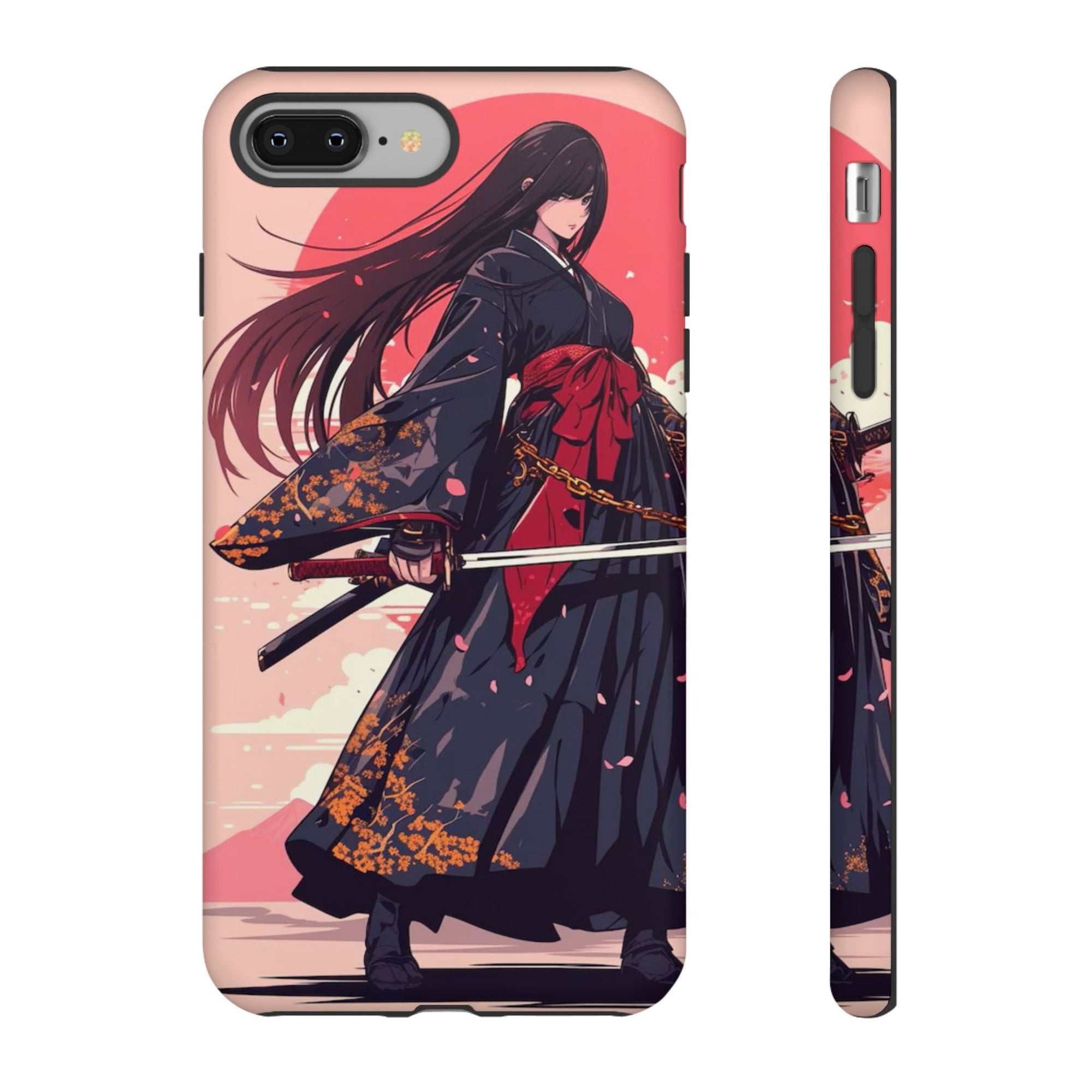 Stylish Phone Case with Warrior Design, Tough Phone Cover for Anime Lovers, Gift for Gamers, Cute Phone Accessories, Unique Tech Gifts