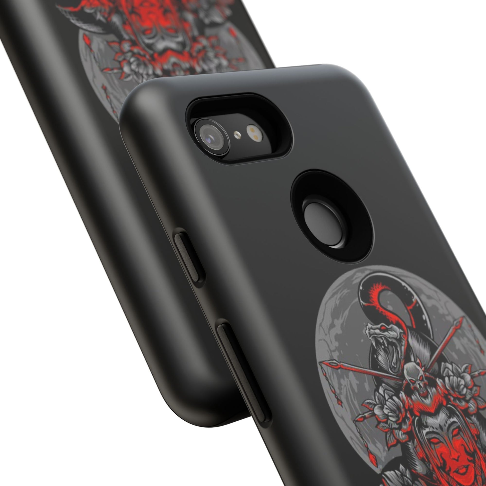 Tough Cases for iPhone, Dragon & Warrior Design, Durable Phone Protection, Perfect Gift for Tech Lovers, Unique Gifting