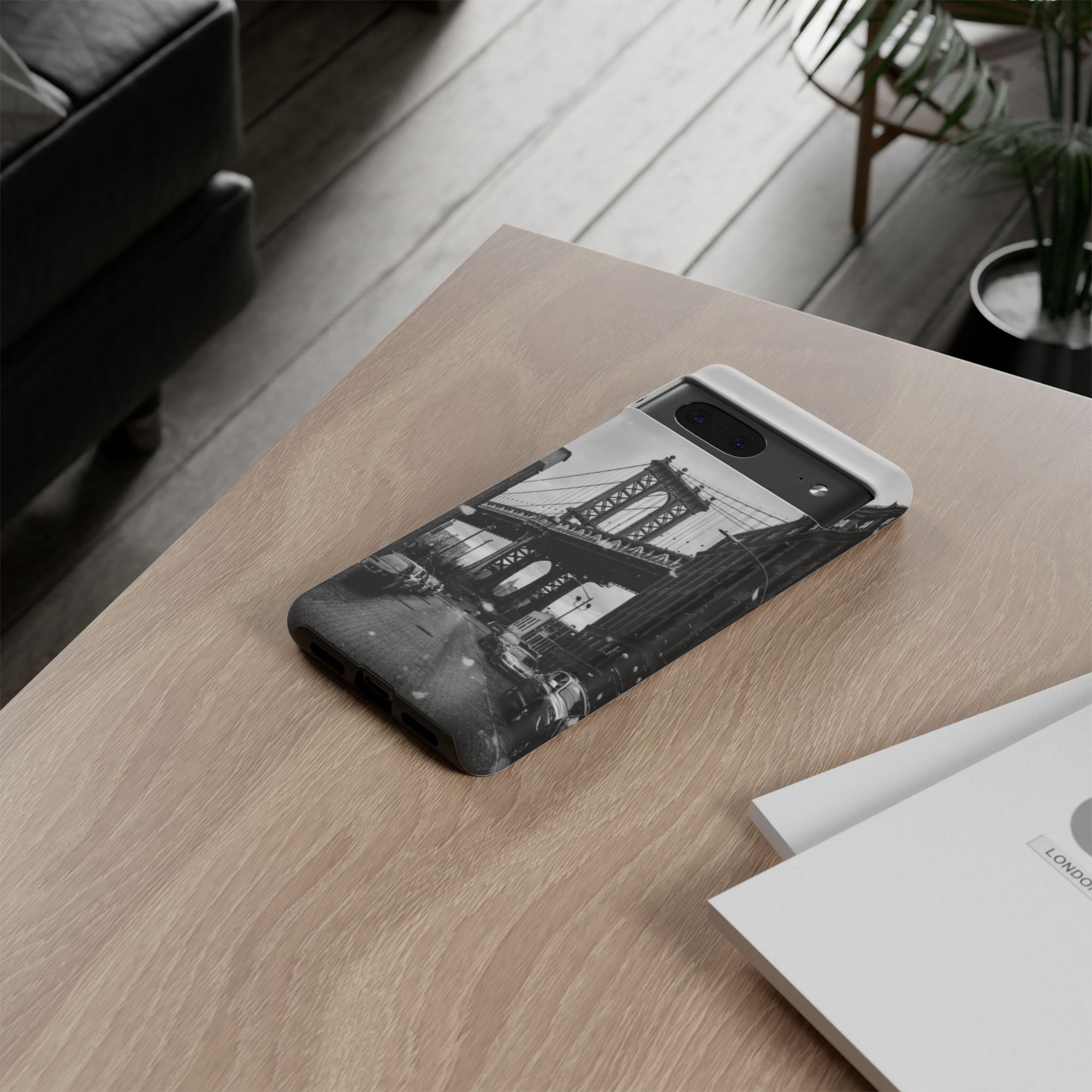 Black and White Phone Case with Iconic Bridge Design, Tough Cases for Photography Lovers, Unique Gift for Travelers, Stylish Everyday [...]