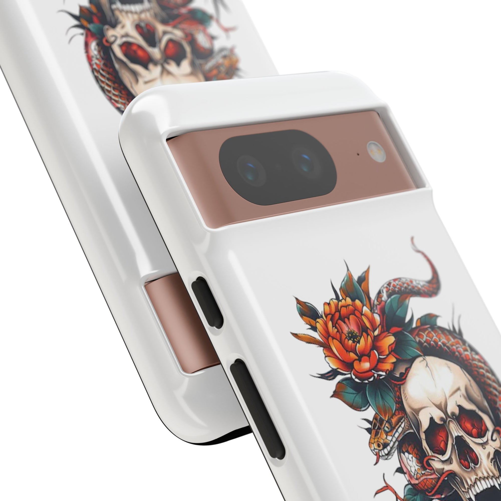 Tough Cases: Skull and Snake Phone Cases, Edgy Accessories, Alternative Fashion, Quirky Gift Ideas, Gothic Style