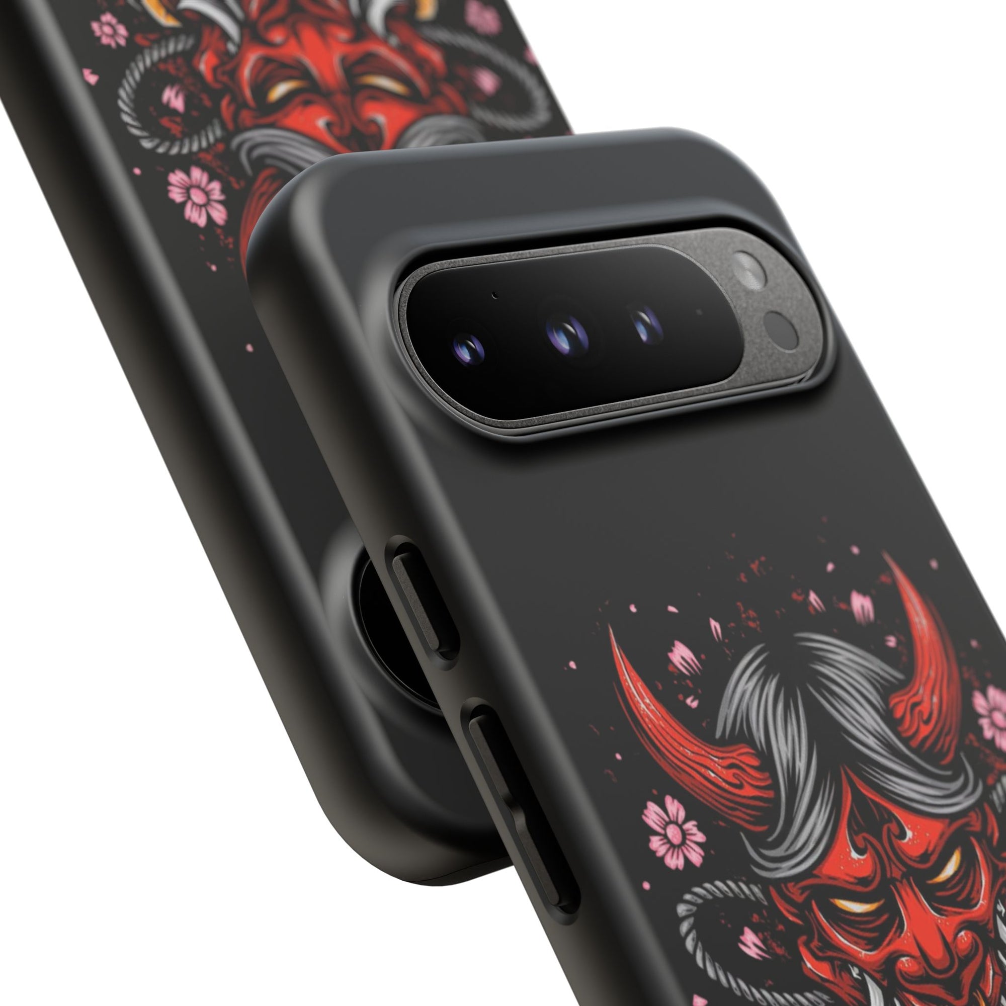 Tough Cases: Fierce Demon Phone Case, Edgy Phone Cover, Protect Your Device, Gift for Anime Fans, Unique Artwork Case