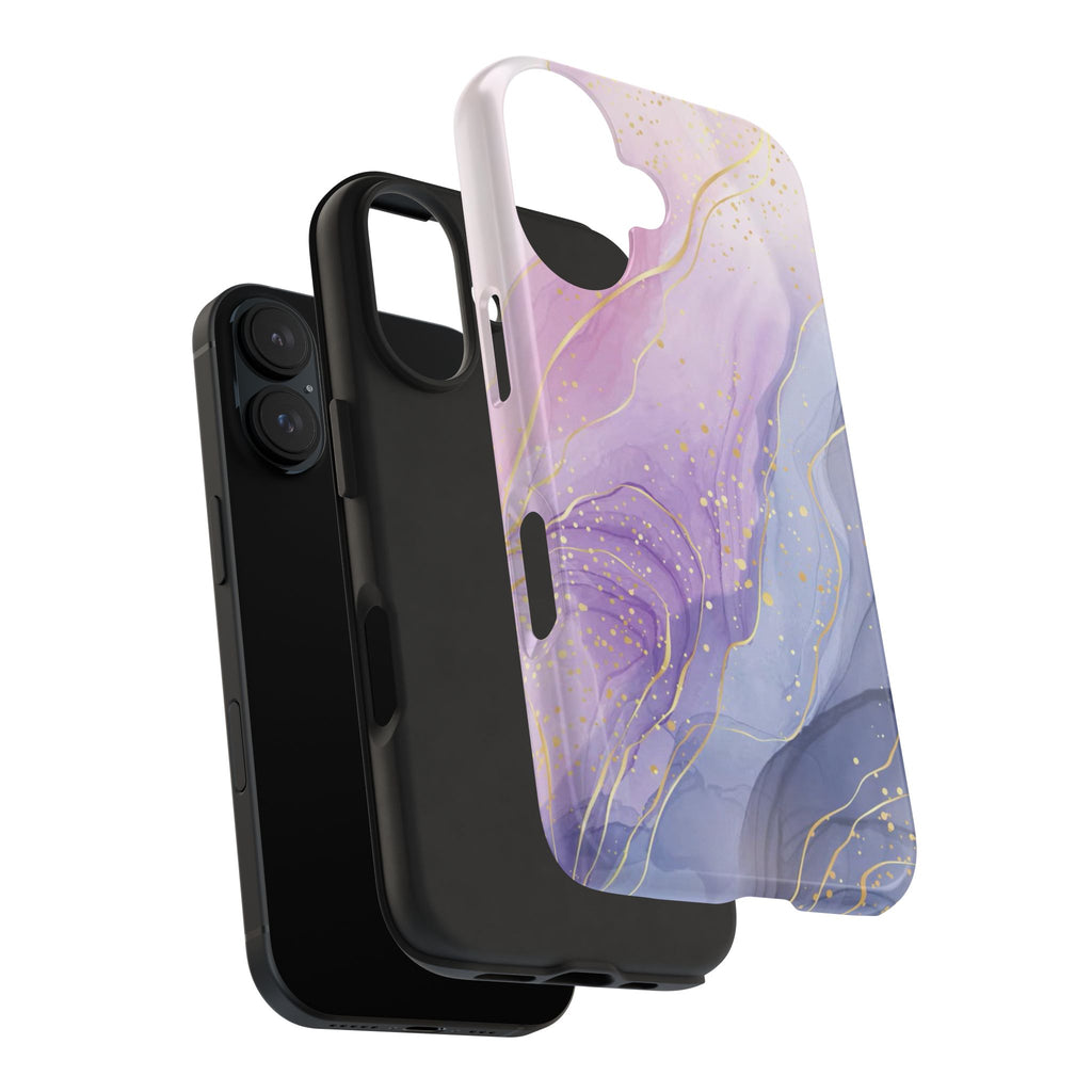 Elegant Abstract Tough Phone Cases for Stylish Protection, Gift for Her, Phone Accessories, Lavender Marble Design, Phone Cover for [...]