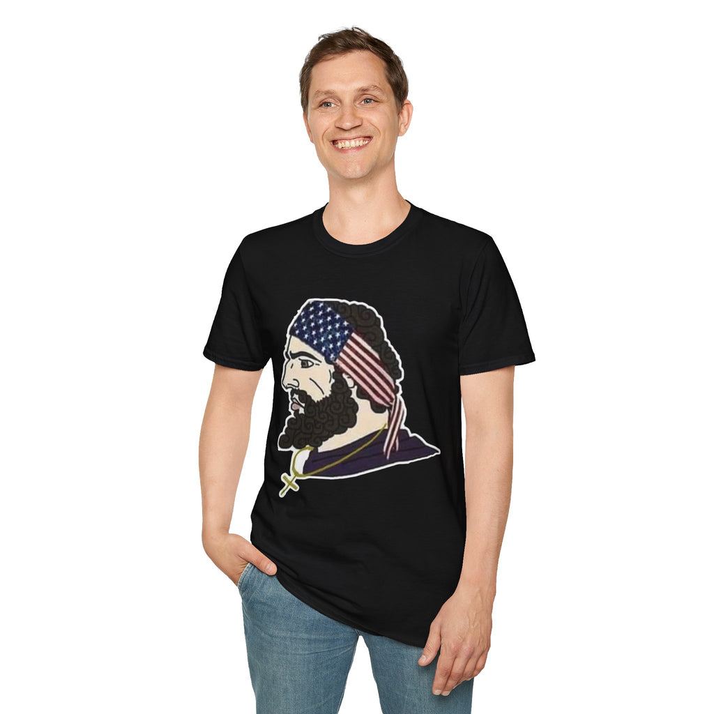 Patriotic Graphic T-Shirt, Unisex Softstyle Tee, Independence Day Gift, Freedom Apparel, Americana Clothing
