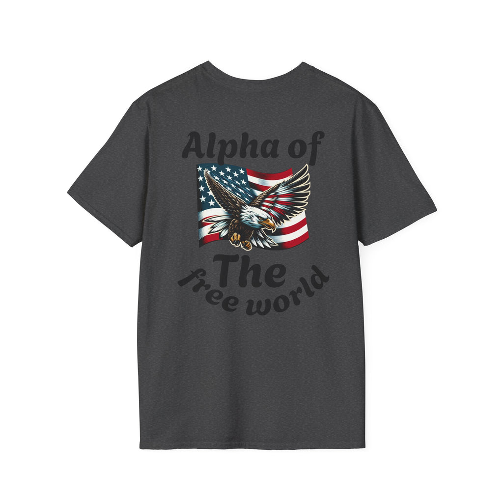 Patriotic Graphic T-Shirt, Unisex Softstyle Tee, Independence Day Gift, Freedom Apparel, Americana Clothing
