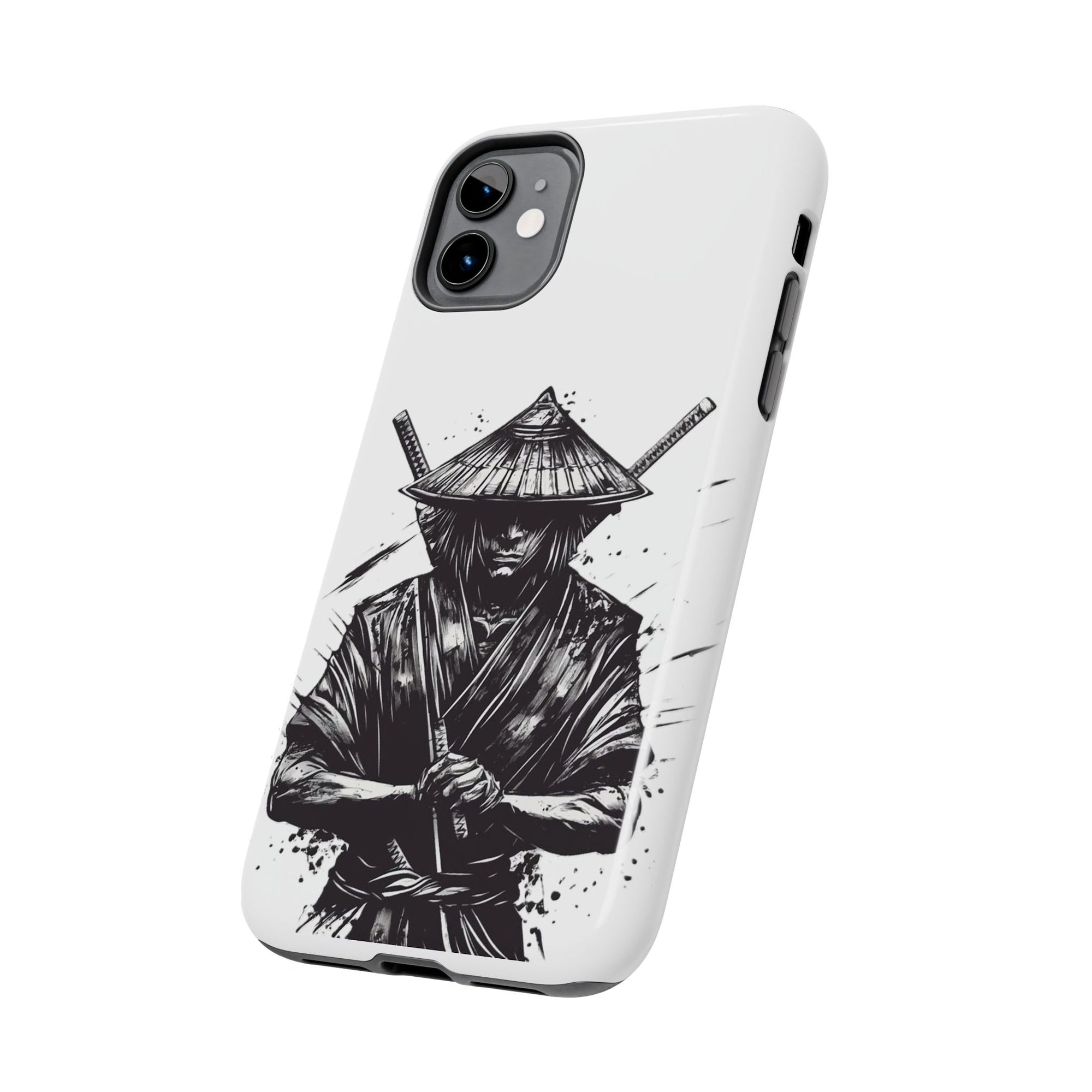 Samurai Tough Phone Cases, Rugged Smartphone Accessories, Durable Covers for Men, Unique Gifts for Him, Japanese Warrior Design