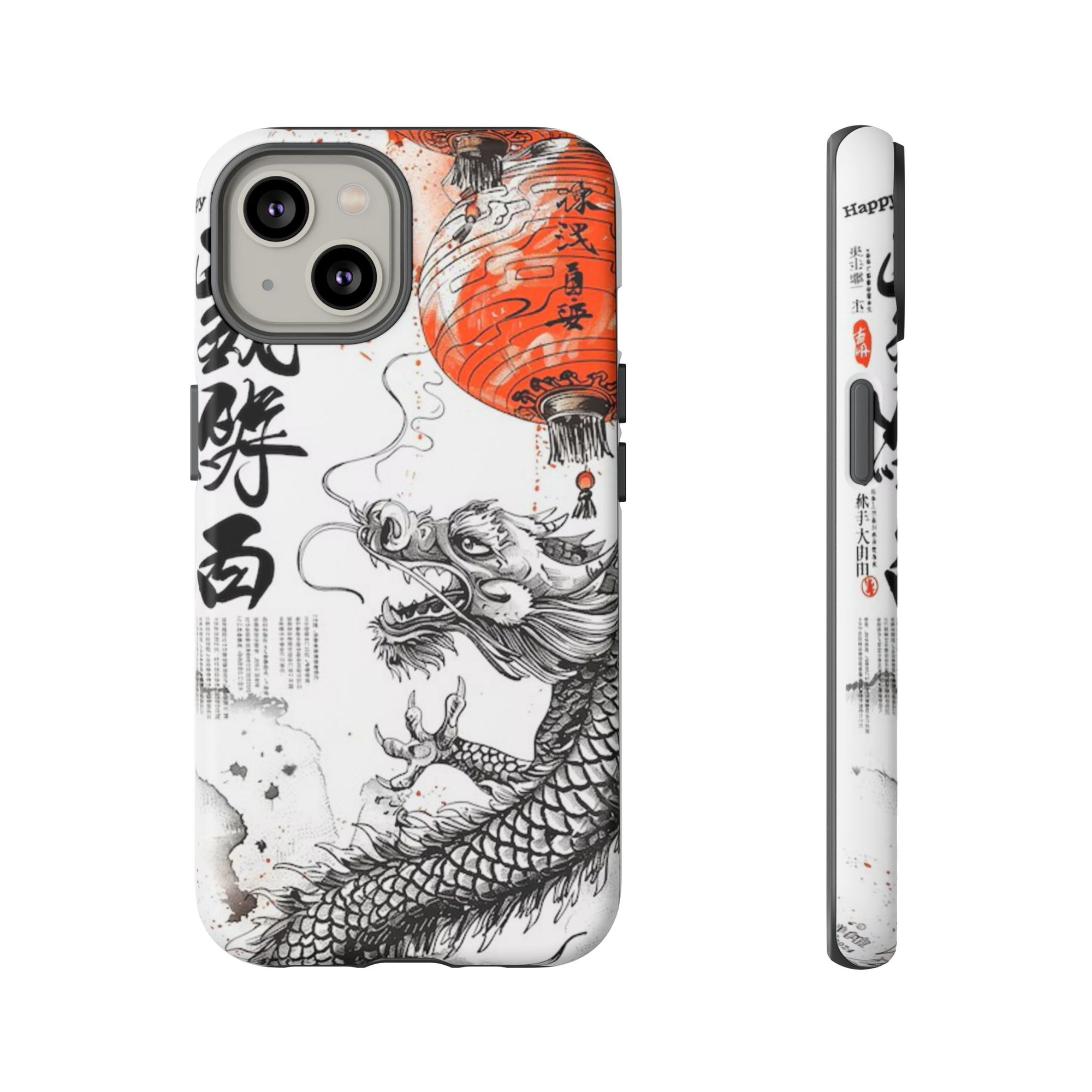 Dragon Design Phone Case, Tough Cases with Chinese Art for Unique Style, Gift for Art Lovers, Phone Protection, Trendy Accessories