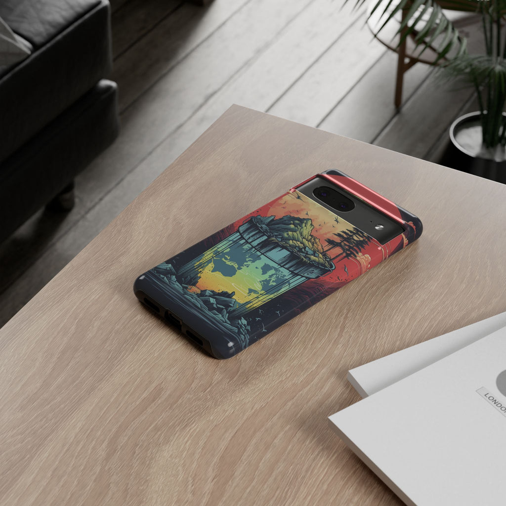 Vibrant Nature-Themed Phone Case, Tough Cases for Adventurers, Eco-Friendly, Trendy Phone Accessory, Great Gift for Nature Lovers