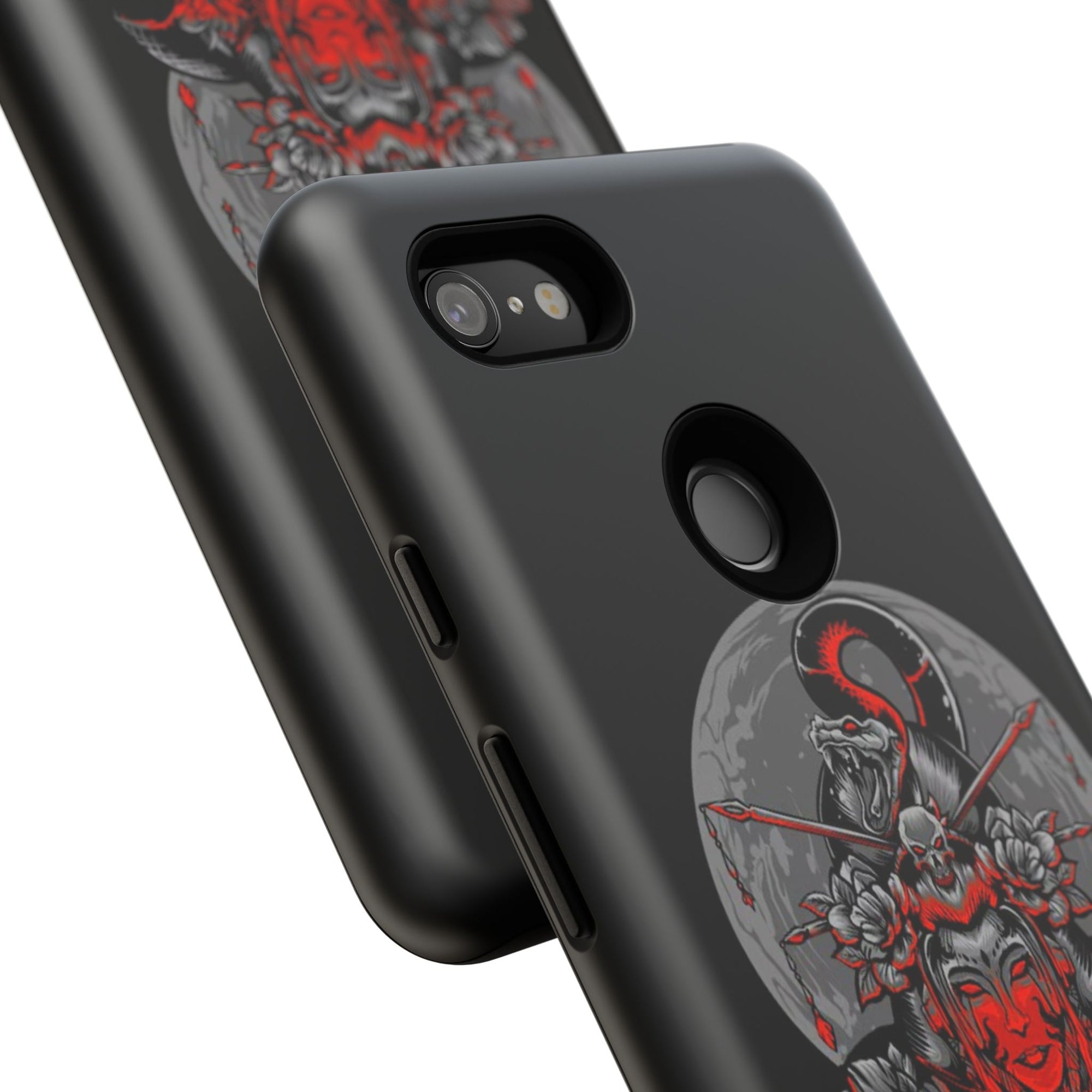 Tough Cases for iPhone, Dragon & Warrior Design, Durable Phone Protection, Perfect Gift for Tech Lovers, Unique Gifting