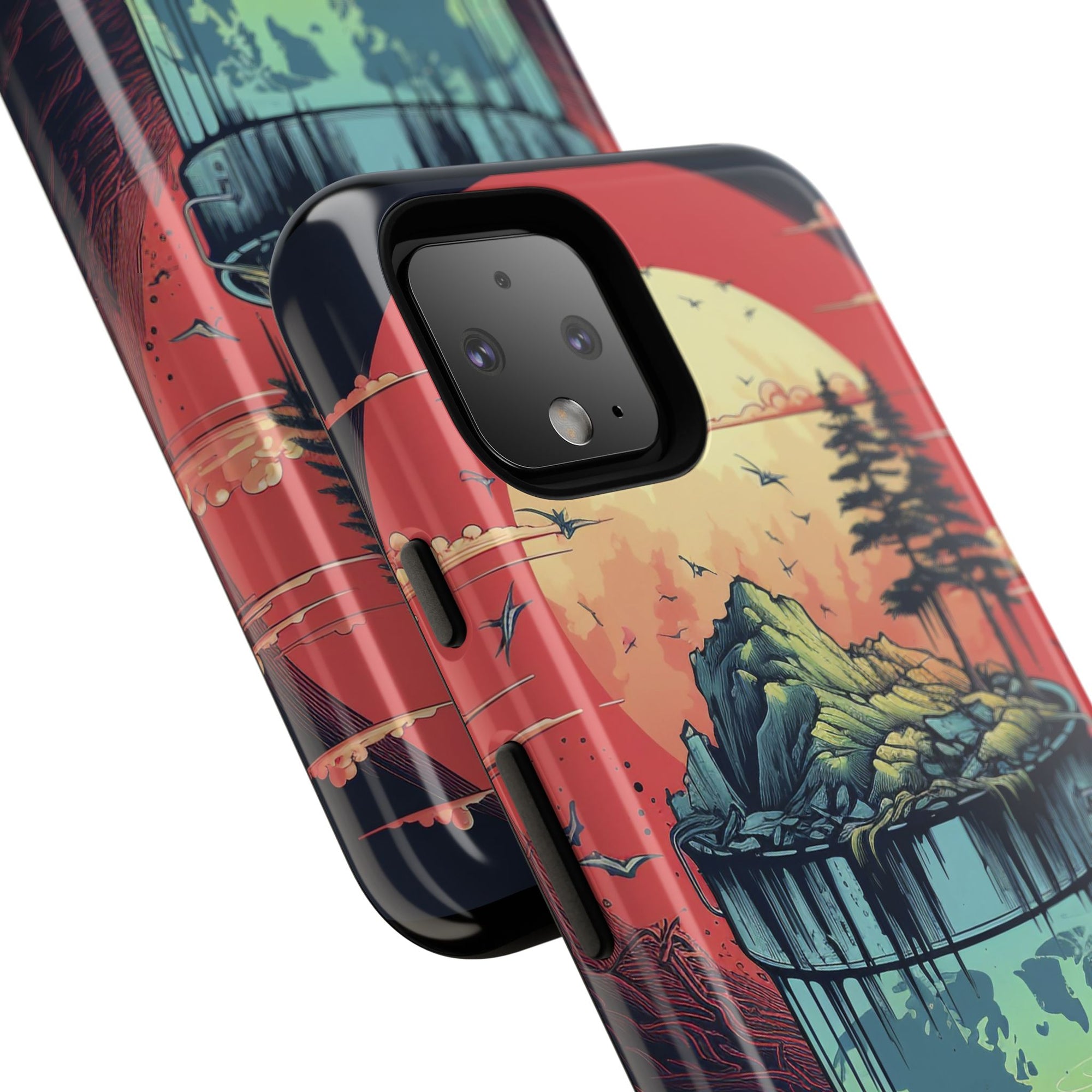 Vibrant Nature-Themed Phone Case, Tough Cases for Adventurers, Eco-Friendly, Trendy Phone Accessory, Great Gift for Nature Lovers