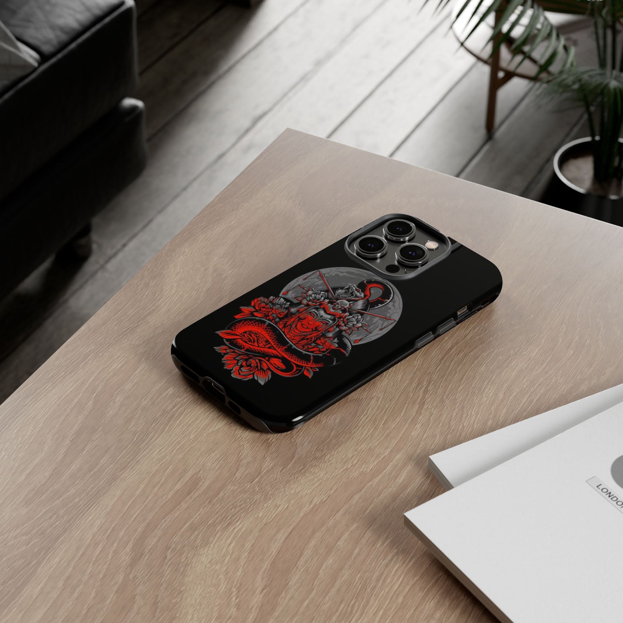 Tough Cases for iPhone, Dragon & Warrior Design, Durable Phone Protection, Perfect Gift for Tech Lovers, Unique Gifting