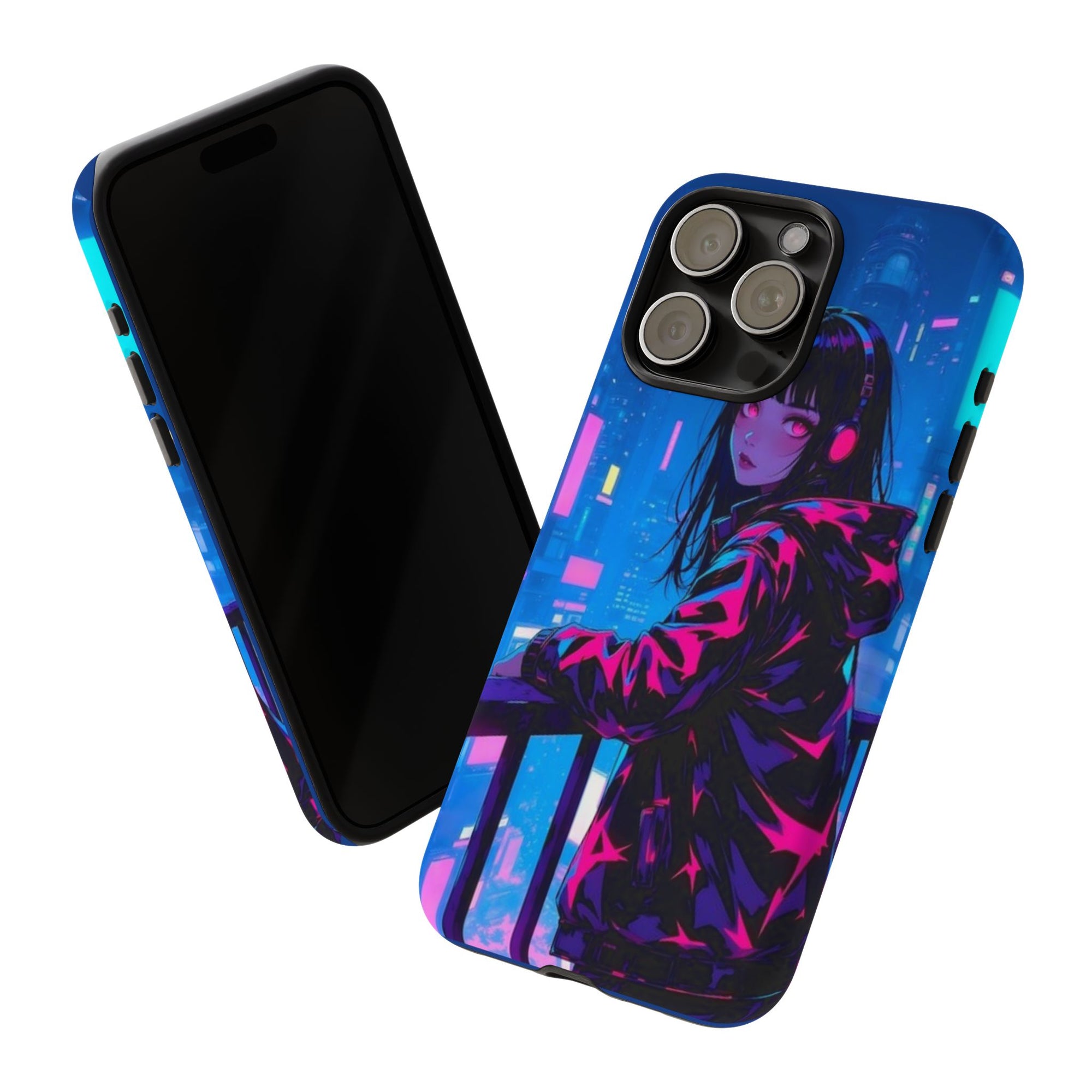 Futuristic Phone Case, Cyberpunk Aesthetic, Tough Phone Cover, Urban Style, Gift for Tech Lovers, Unique Phone Accessories, Streetwear [...]