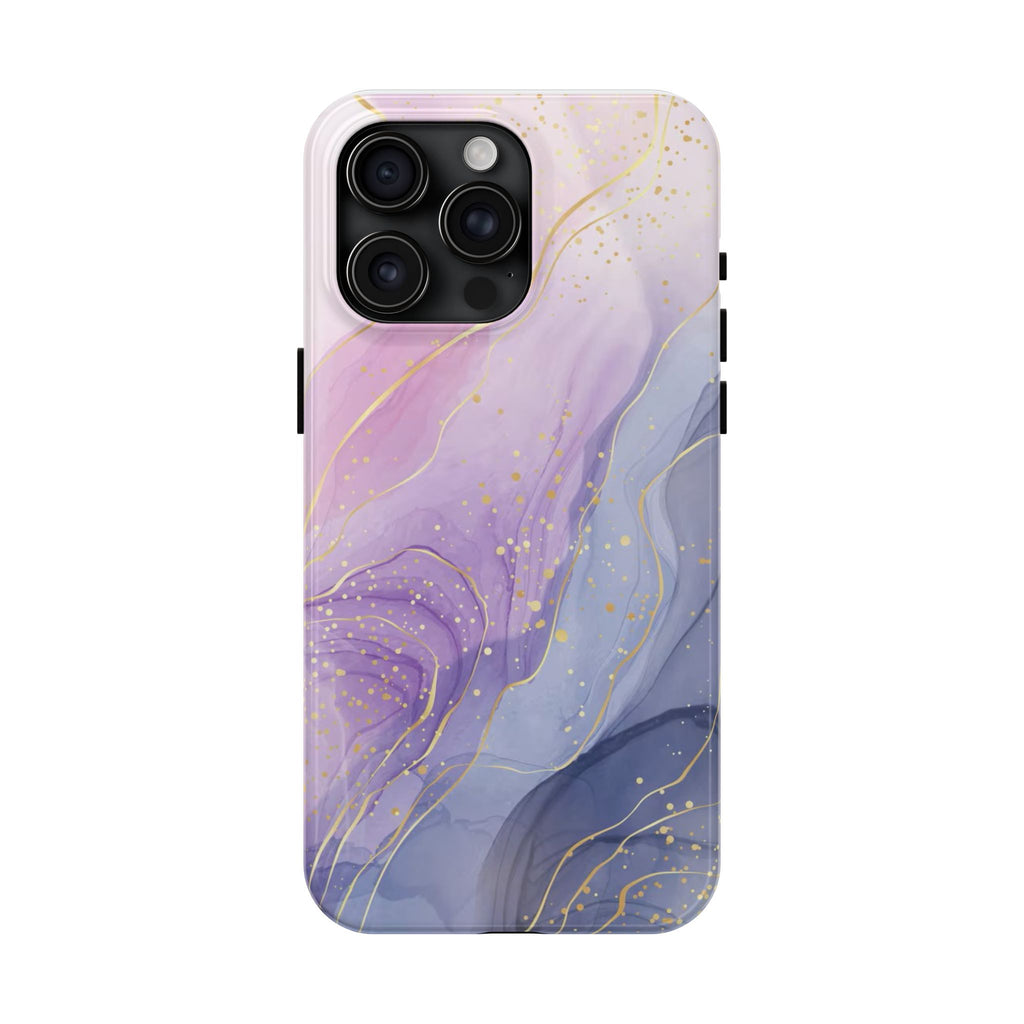 Elegant Abstract Tough Phone Cases for Stylish Protection, Gift for Her, Phone Accessories, Lavender Marble Design, Phone Cover for [...]