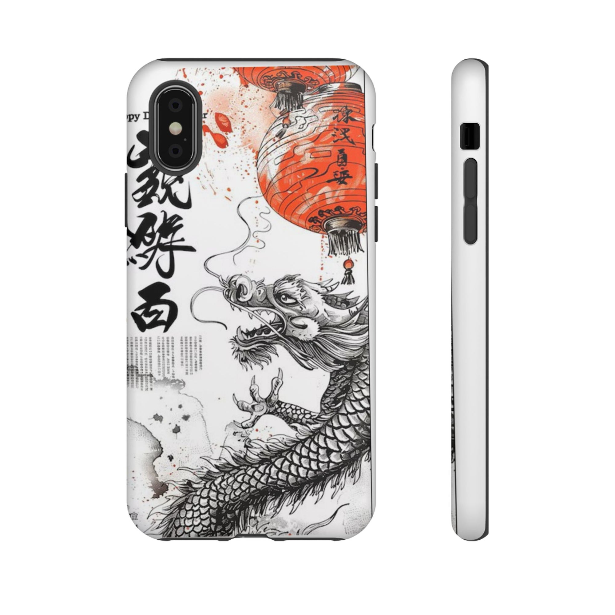 Dragon Design Phone Case, Tough Cases with Chinese Art for Unique Style, Gift for Art Lovers, Phone Protection, Trendy Accessories