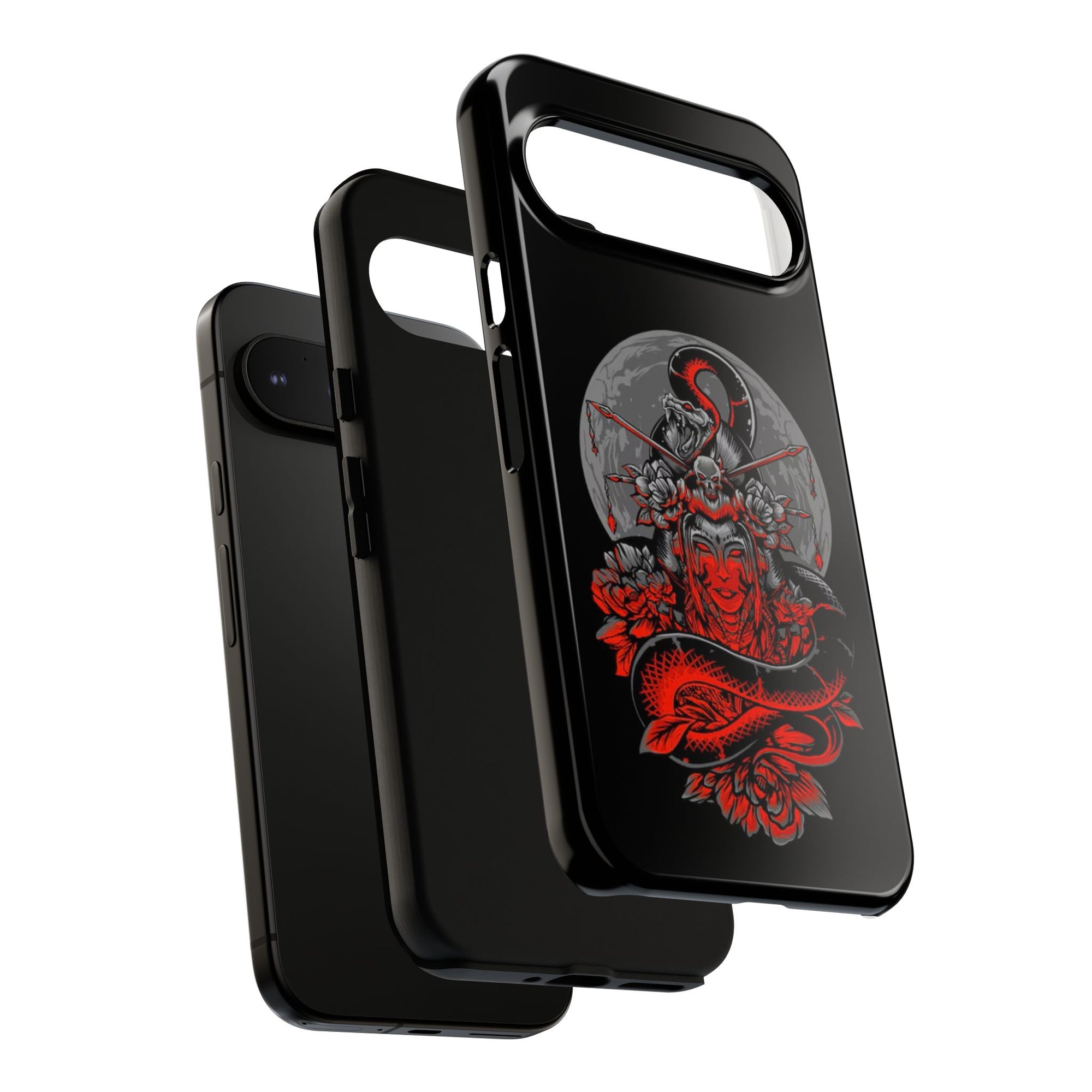 Tough Cases for iPhone, Dragon & Warrior Design, Durable Phone Protection, Perfect Gift for Tech Lovers, Unique Gifting