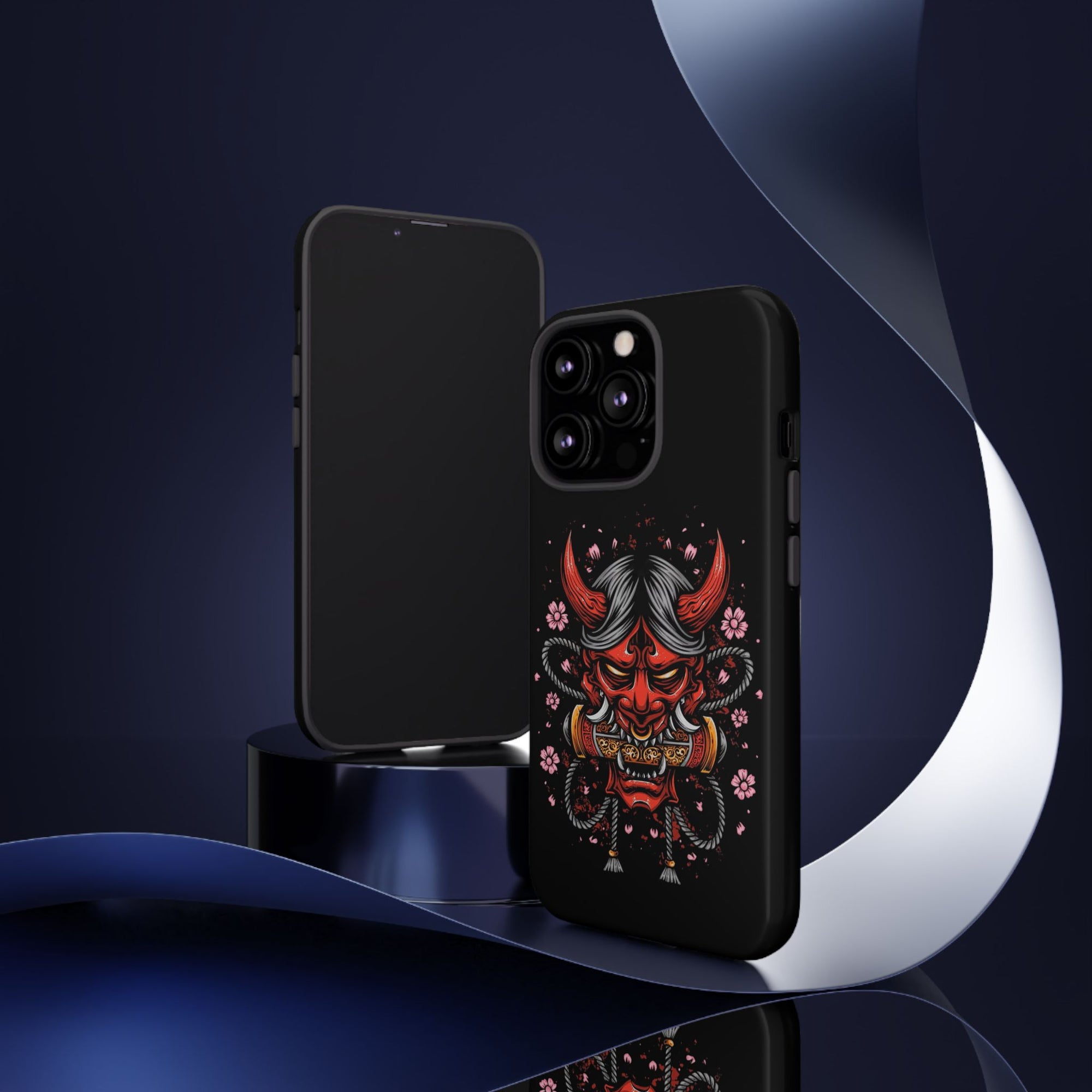 Tough Cases: Fierce Demon Phone Case, Edgy Phone Cover, Protect Your Device, Gift for Anime Fans, Unique Artwork Case