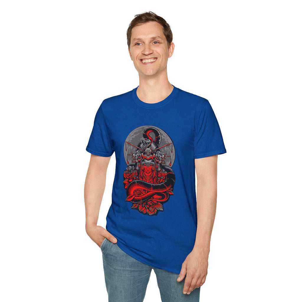 Warrior Spirit Unisex Softstyle T-Shirt, Graphic Tee, Trendy Streetwear, Gifts for Him, Casual Wear, Unique Design
