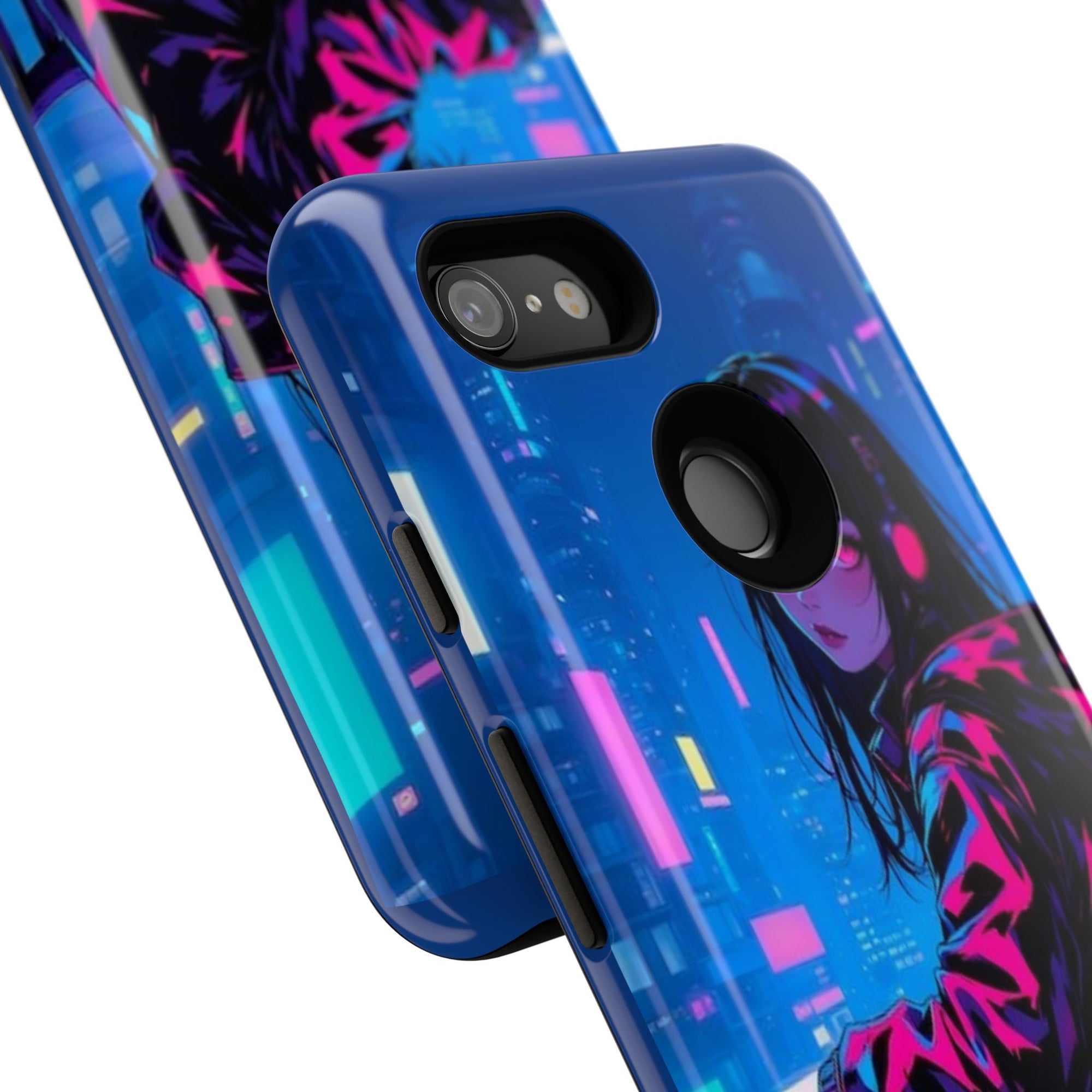 Futuristic Phone Case, Cyberpunk Aesthetic, Tough Phone Cover, Urban Style, Gift for Tech Lovers, Unique Phone Accessories, Streetwear [...]