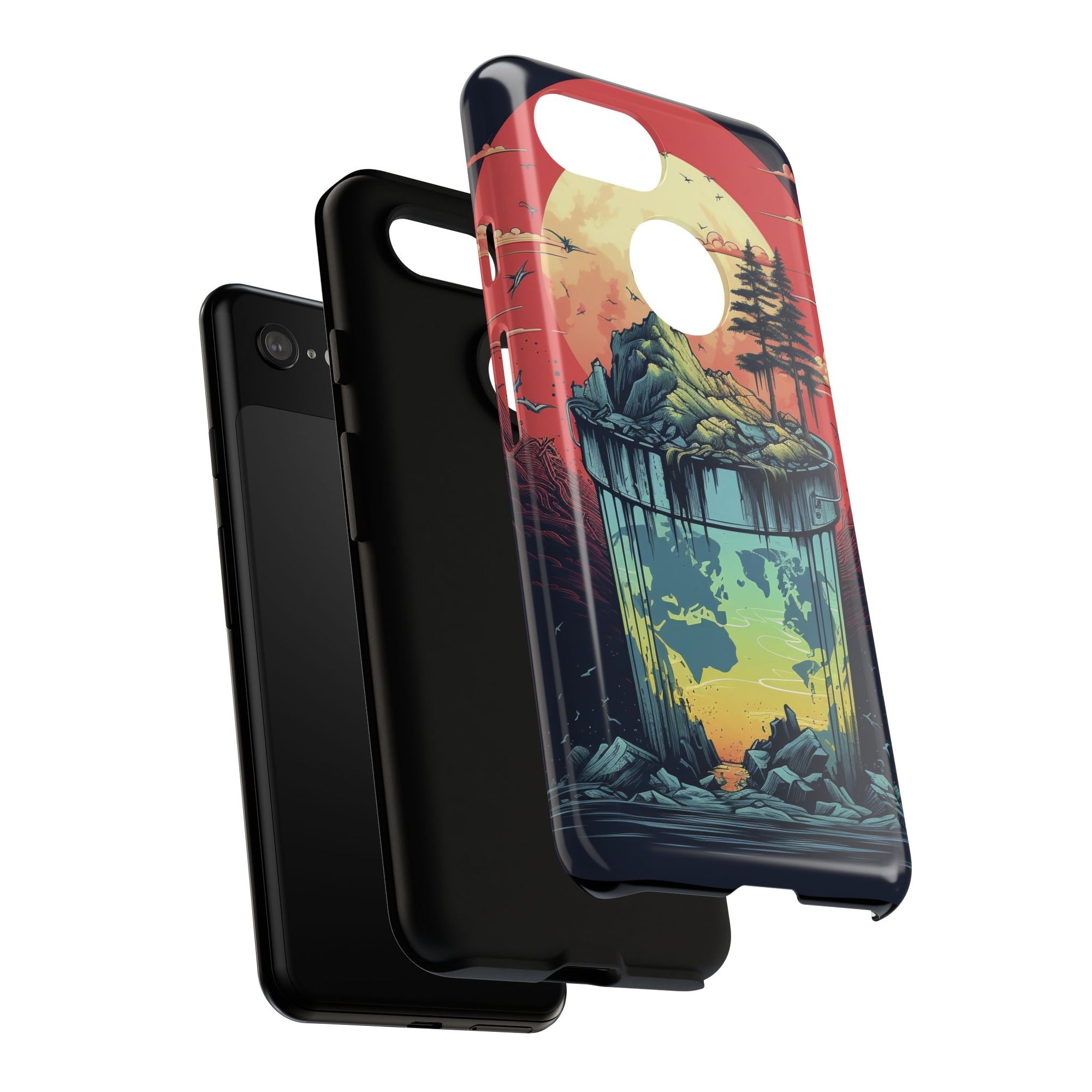 Vibrant Nature-Themed Phone Case, Tough Cases for Adventurers, Eco-Friendly, Trendy Phone Accessory, Great Gift for Nature Lovers