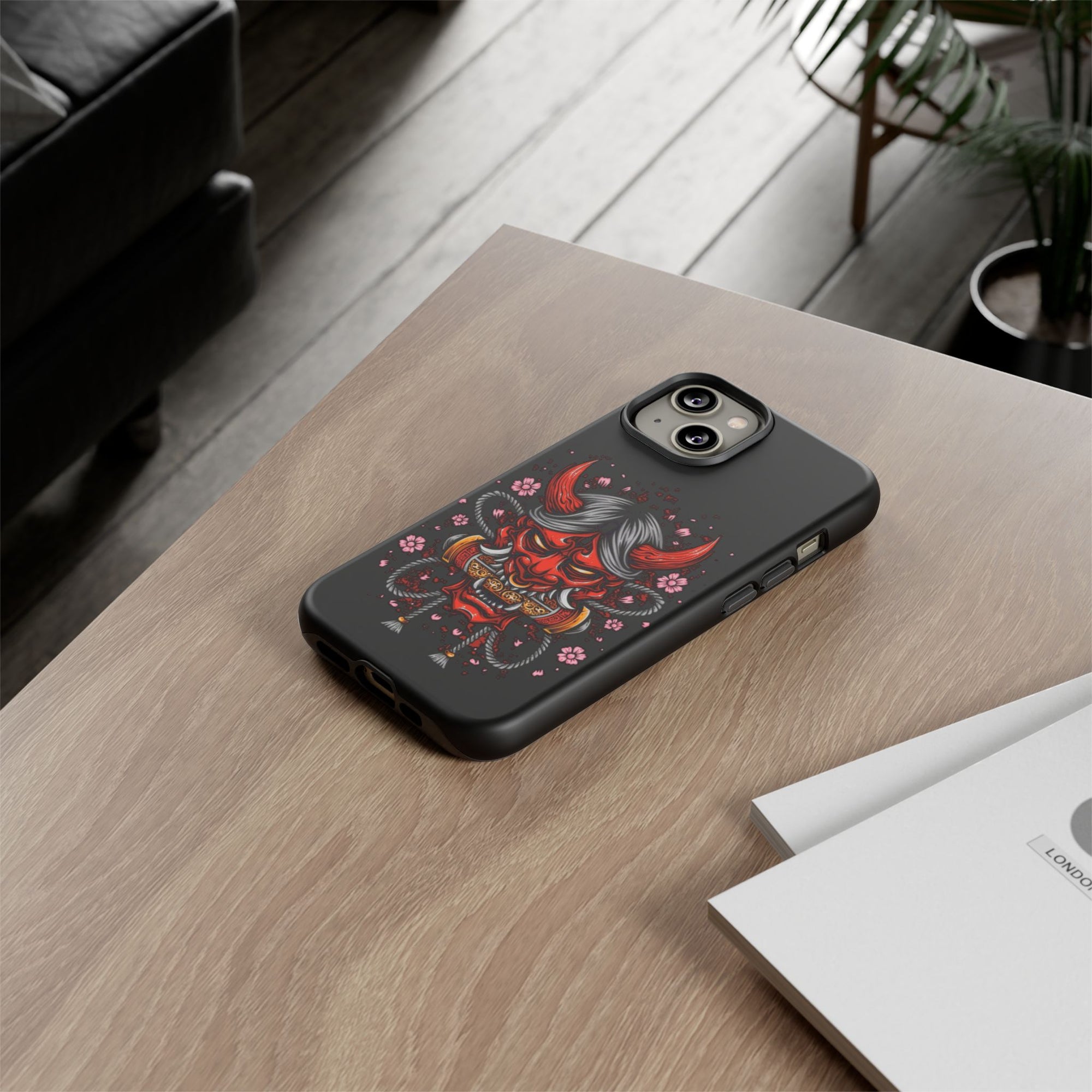 Tough Cases: Fierce Demon Phone Case, Edgy Phone Cover, Protect Your Device, Gift for Anime Fans, Unique Artwork Case