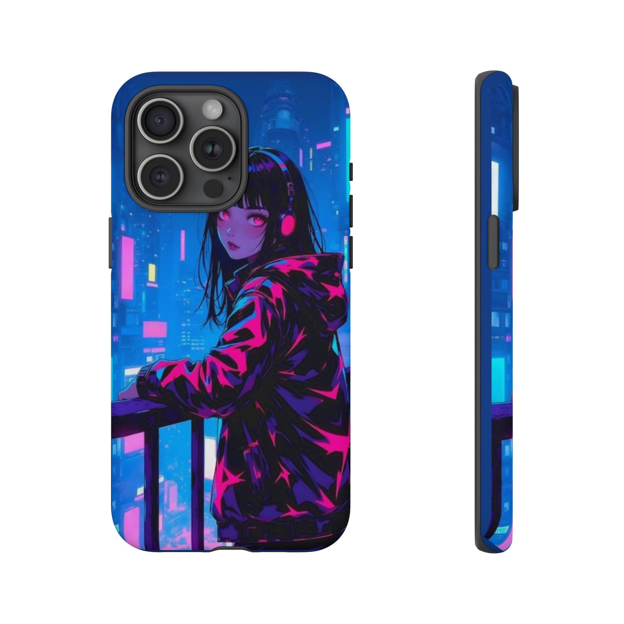 Futuristic Phone Case, Cyberpunk Aesthetic, Tough Phone Cover, Urban Style, Gift for Tech Lovers, Unique Phone Accessories, Streetwear [...]
