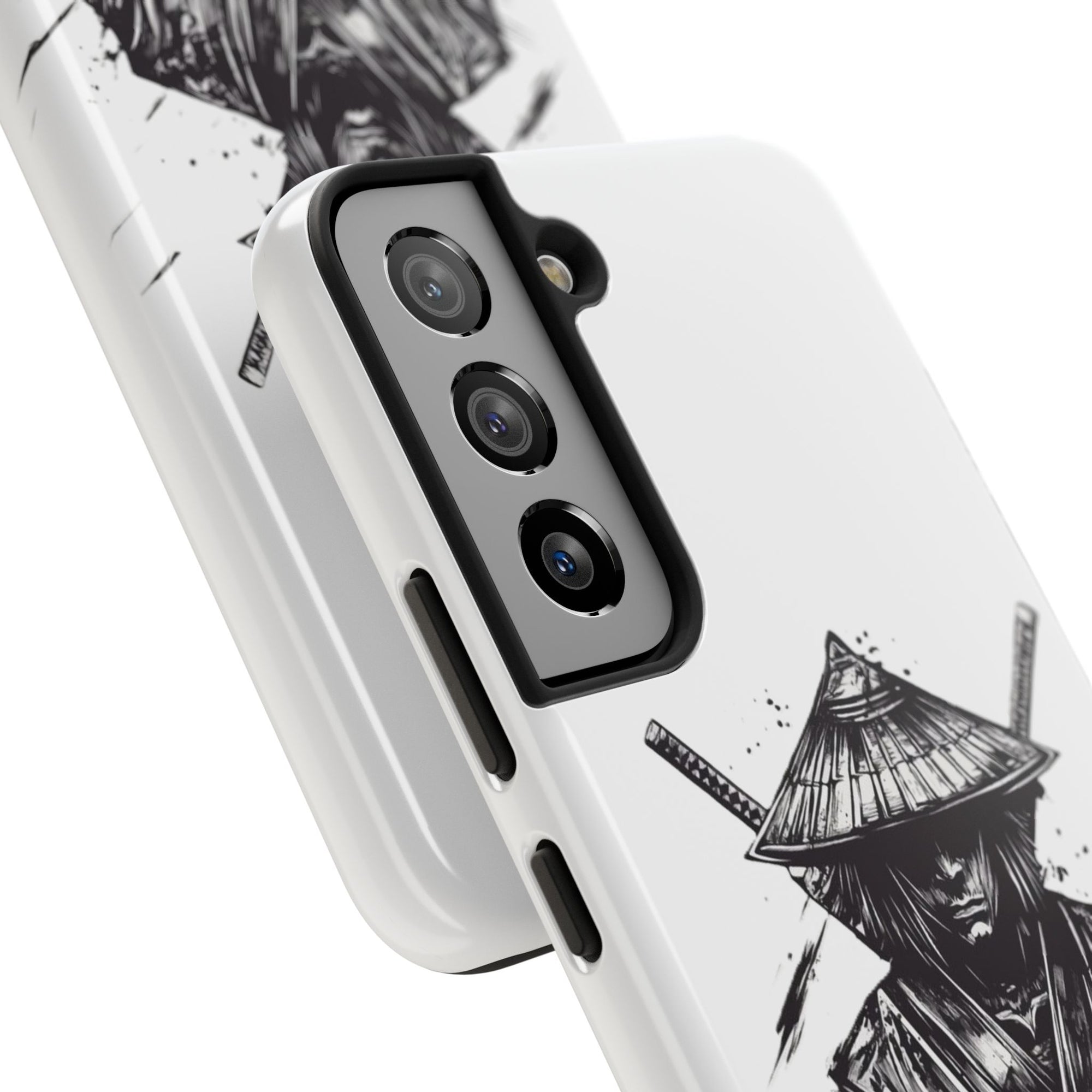 Samurai Tough Phone Cases, Rugged Smartphone Accessories, Durable Covers for Men, Unique Gifts for Him, Japanese Warrior Design