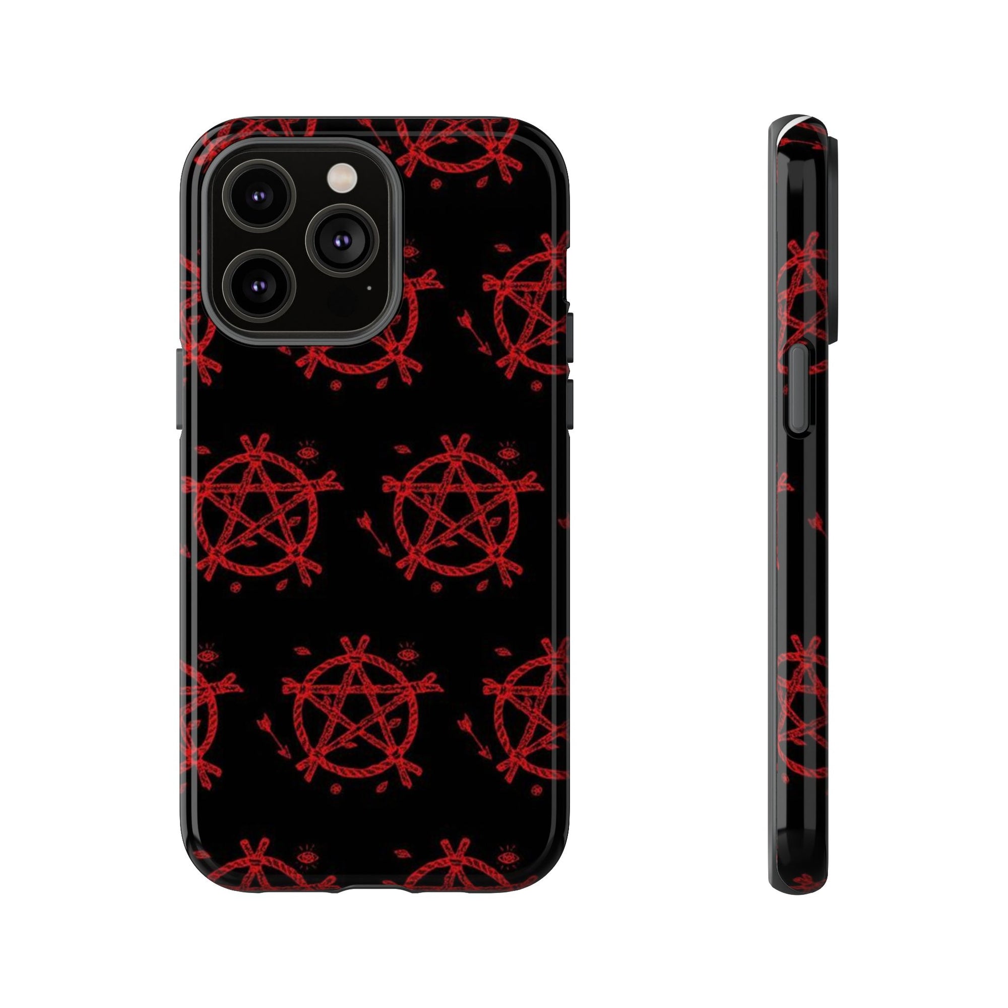 Anarchist iPhone Case, Tough Phone Cover, Punk Style Accessory, Unique Gift for Rebels, Goth Aesthetic Phone Case
