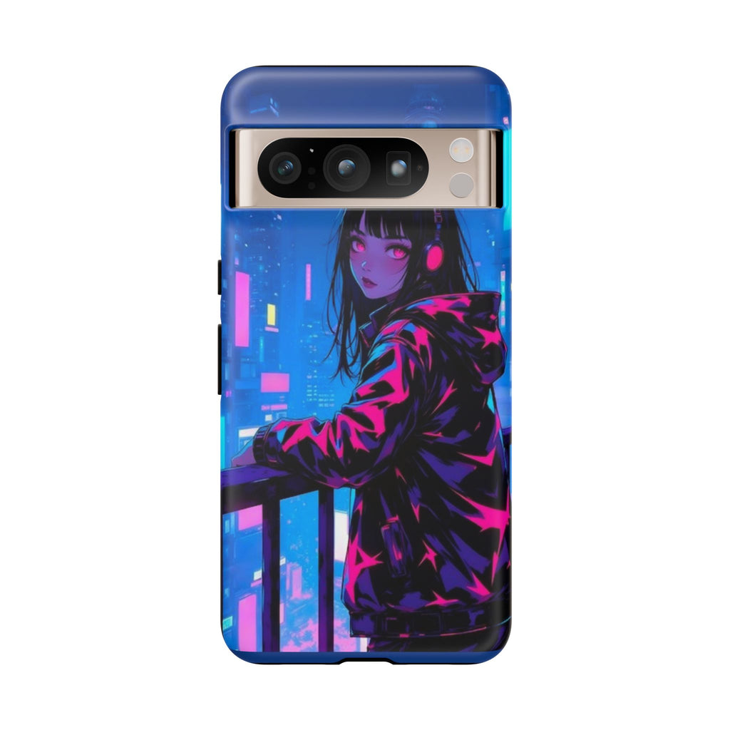 Futuristic Phone Case, Cyberpunk Aesthetic, Tough Phone Cover, Urban Style, Gift for Tech Lovers, Unique Phone Accessories, Streetwear [...]