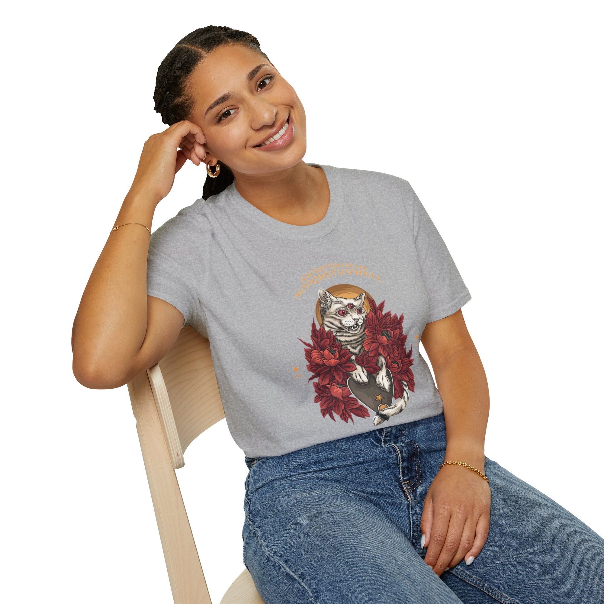 Nature-Inspired Graphic Unisex T-Shirt, Cozy Fall Vibes, Animal Lover Gift, Perfect for Autumn Celebrations, Unique Animal Design