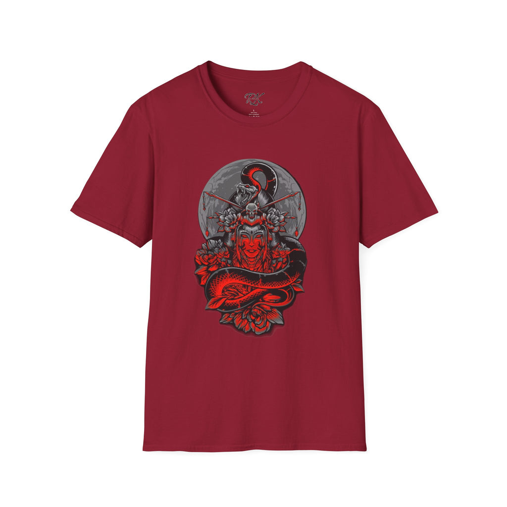 Warrior Spirit Unisex Softstyle T-Shirt, Graphic Tee, Trendy Streetwear, Gifts for Him, Casual Wear, Unique Design