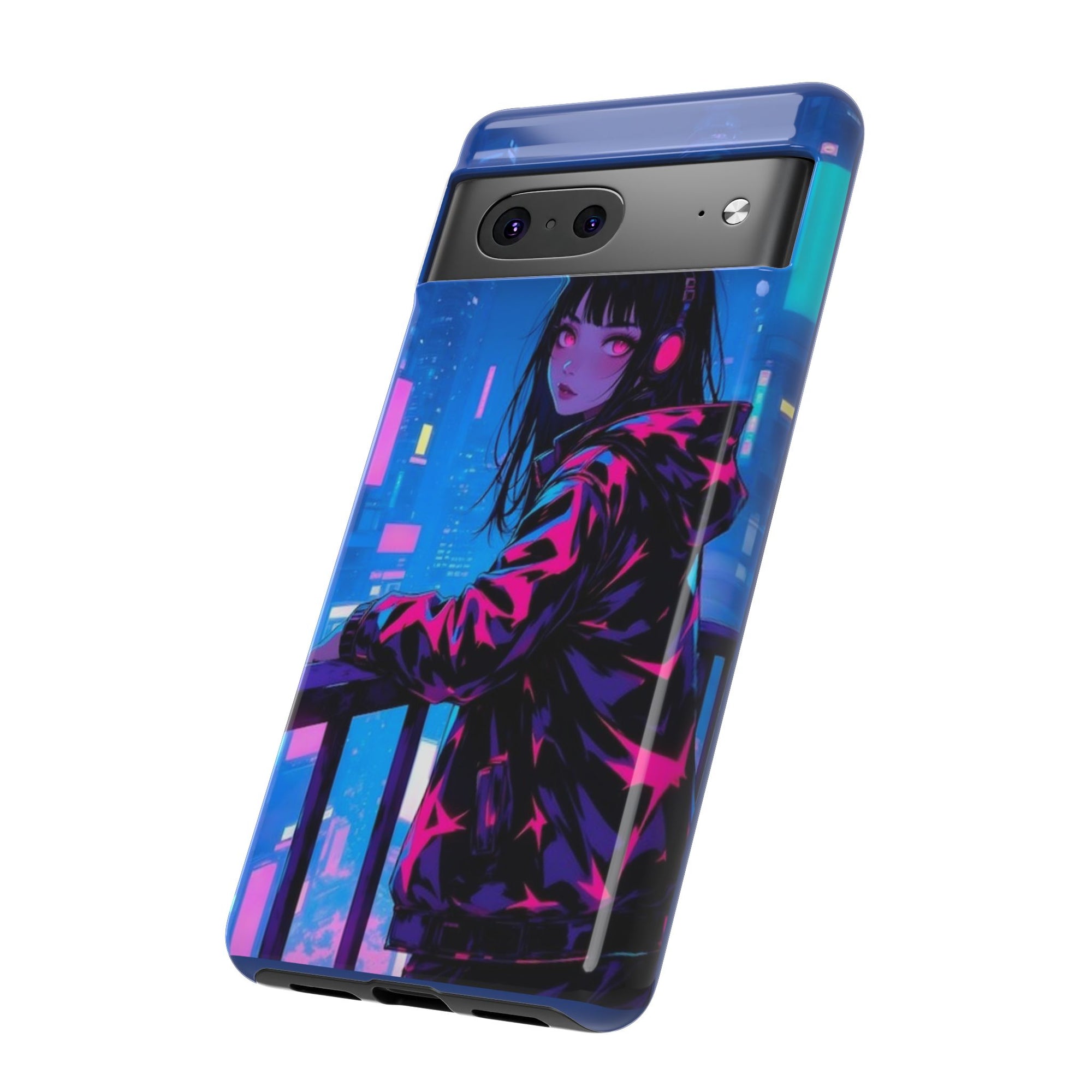 Futuristic Phone Case, Cyberpunk Aesthetic, Tough Phone Cover, Urban Style, Gift for Tech Lovers, Unique Phone Accessories, Streetwear [...]