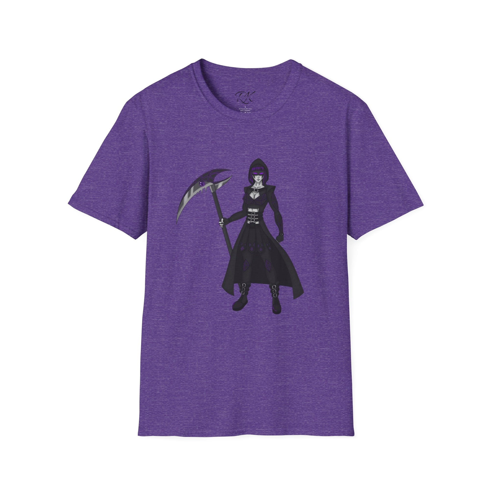Gothic Fantasy T-Shirt, Unisex Softstyle Tee, Halloween Costume, Creepy Graphic Tee, Gift for Gamers, Unique Graphic Shirt