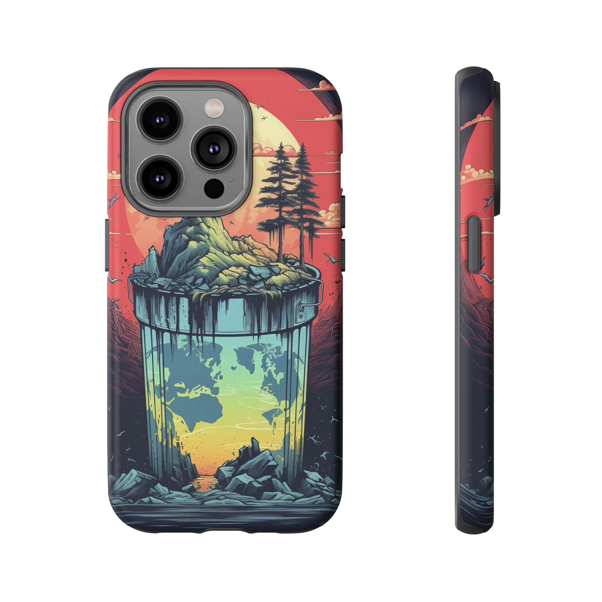 Vibrant Nature-Themed Phone Case, Tough Cases for Adventurers, Eco-Friendly, Trendy Phone Accessory, Great Gift for Nature Lovers