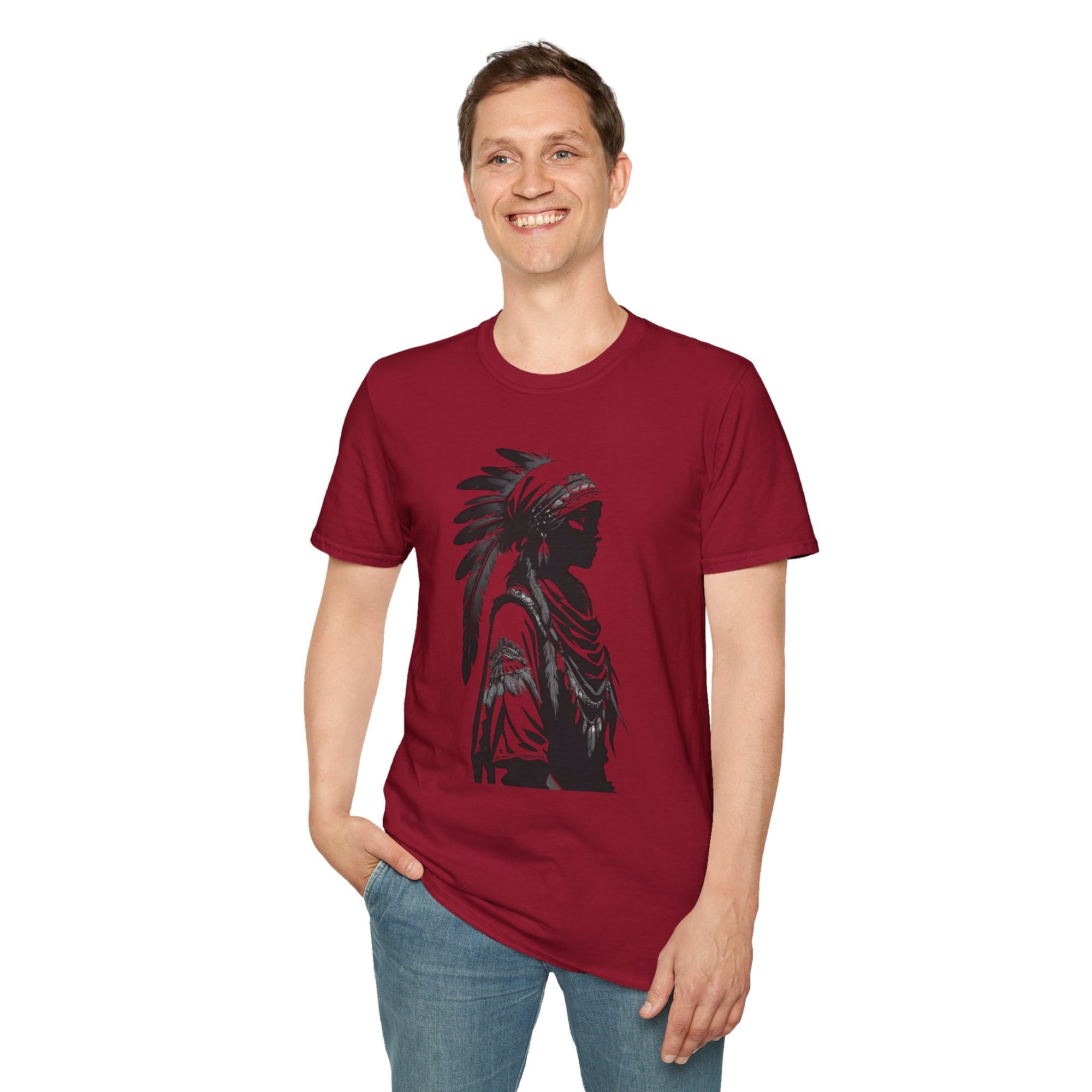 Bohemian Native Style T-Shirt, Comfortable Graphic Tee, Unisex Casual Wear, Gift for Culture Lovers, Perfect for Festivals, Everyday Style