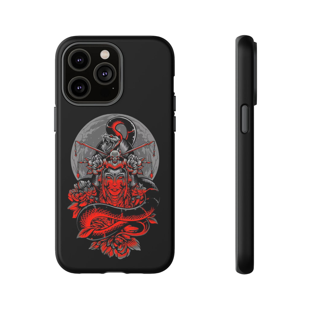 Tough Cases for iPhone, Dragon & Warrior Design, Durable Phone Protection, Perfect Gift for Tech Lovers, Unique Gifting