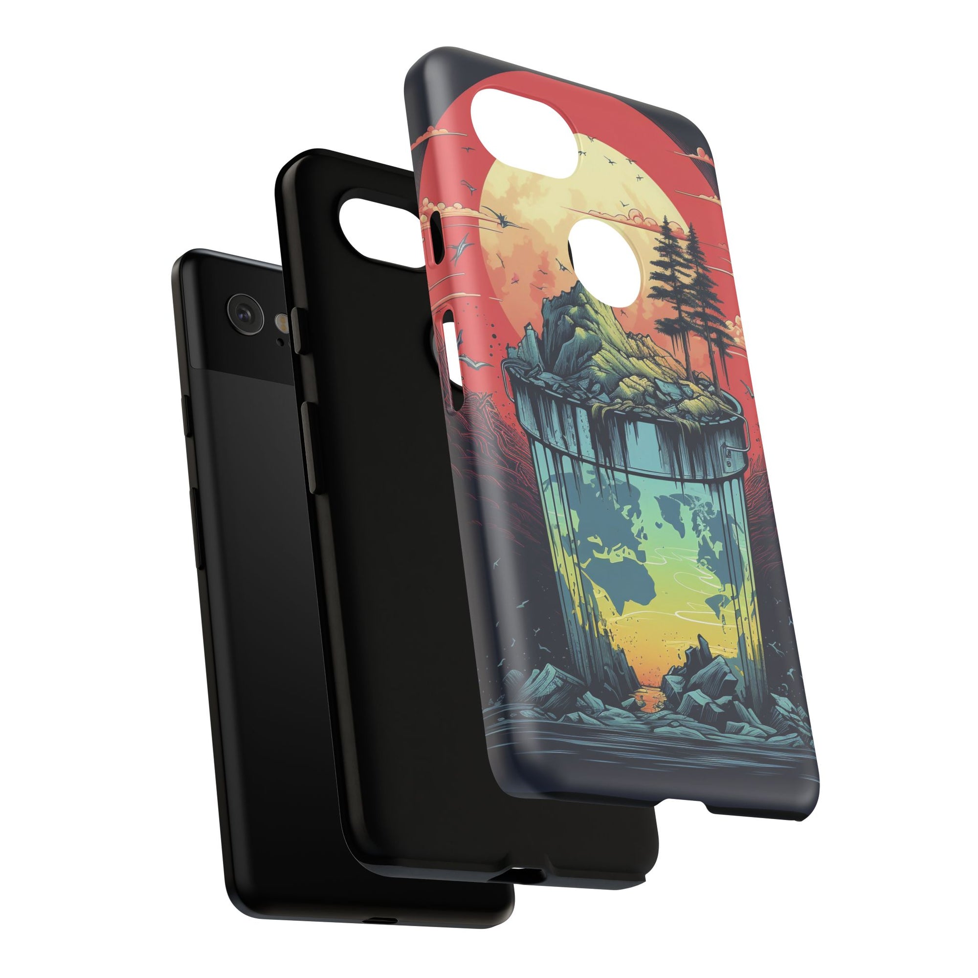 Vibrant Nature-Themed Phone Case, Tough Cases for Adventurers, Eco-Friendly, Trendy Phone Accessory, Great Gift for Nature Lovers