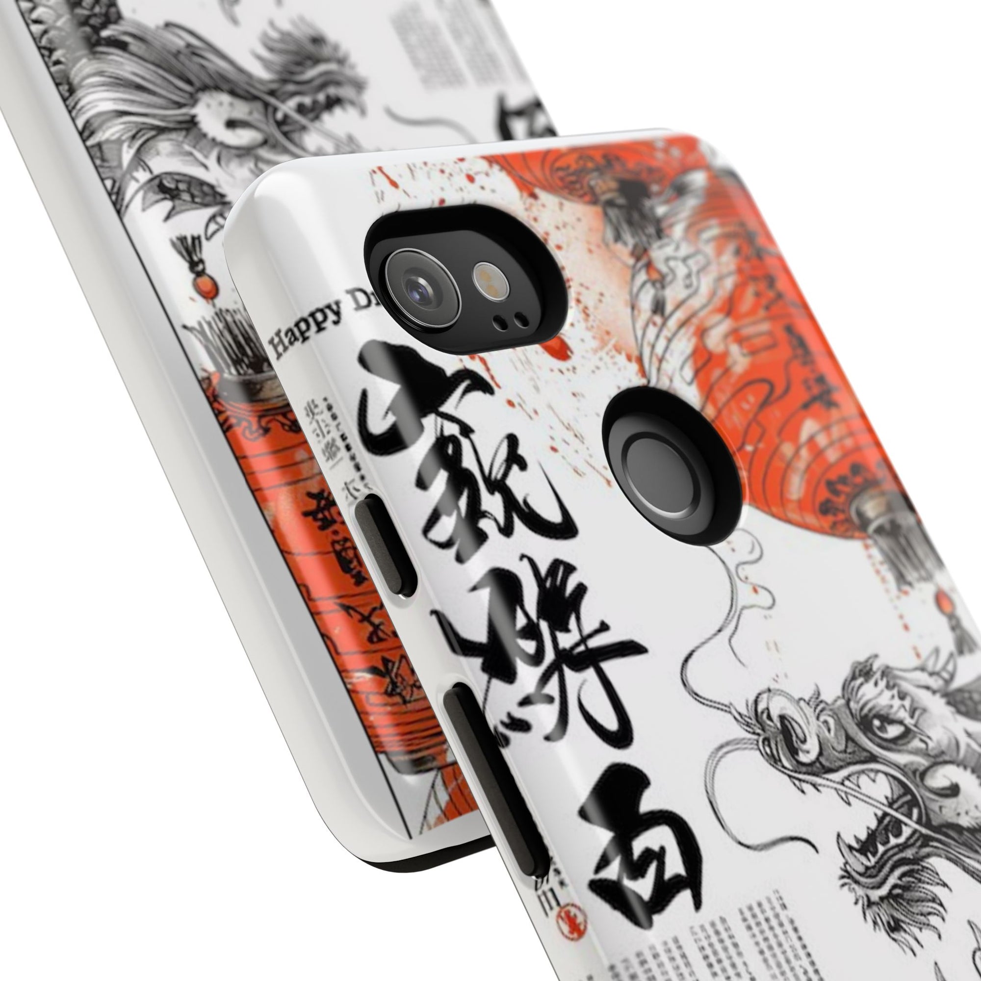 Dragon Design Phone Case, Tough Cases with Chinese Art for Unique Style, Gift for Art Lovers, Phone Protection, Trendy Accessories