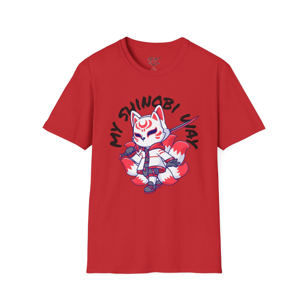 Unisex Anime T-Shirt - 'My Shinobi Pal' Graphic Tee, Comfortable Streetwear, Gift for Anime Lovers, Casual Wear, Stylish Outfit